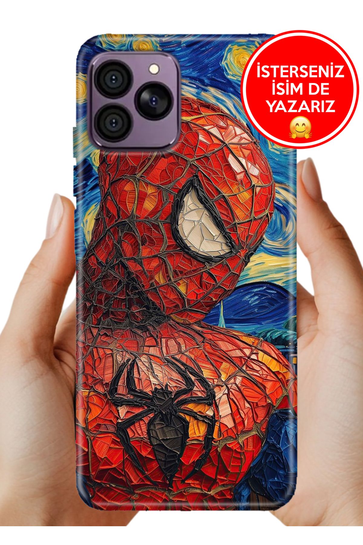 Hikıng A41 Kılıf Tam Rubber Esnek Silikon Full Koruma Spider777