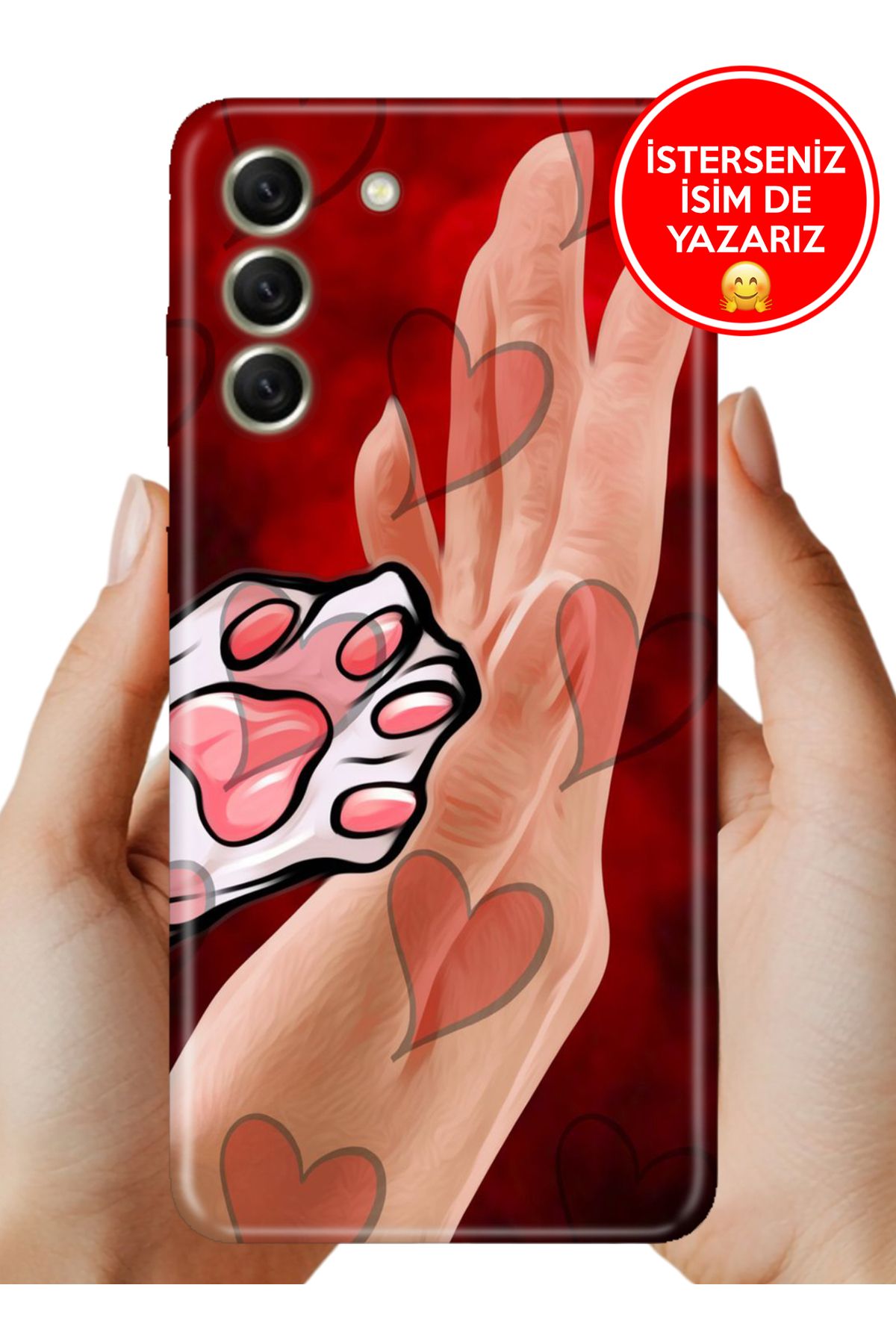 Cekuonline Samsung Galaxy S21 FE Kılıf Baskılı Life Style Kapak Silikon Canım Paticiğim