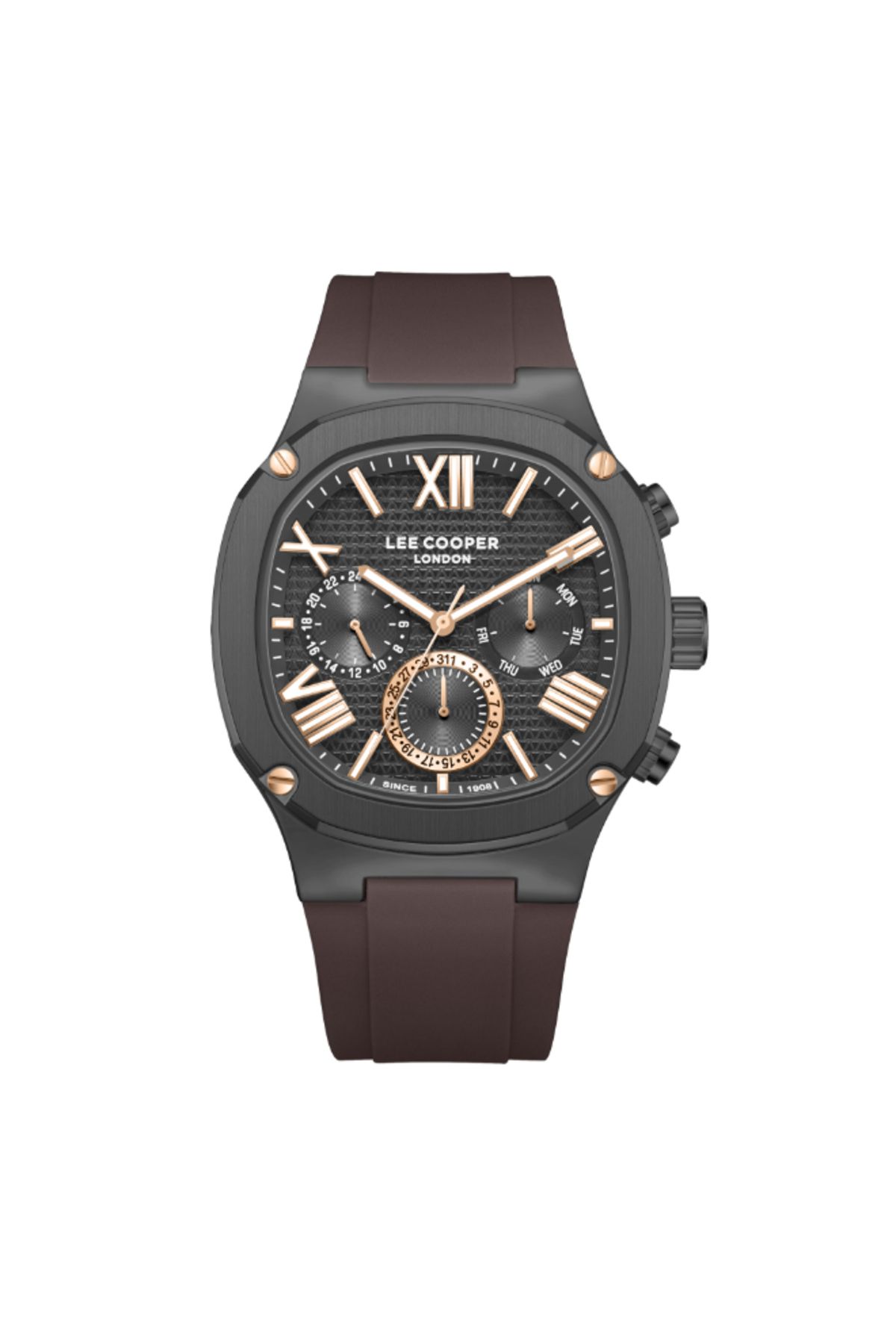 Lee Cooper-Lee Cooper Men's Multi Function Grey Dial Watch - LC08150.062 1