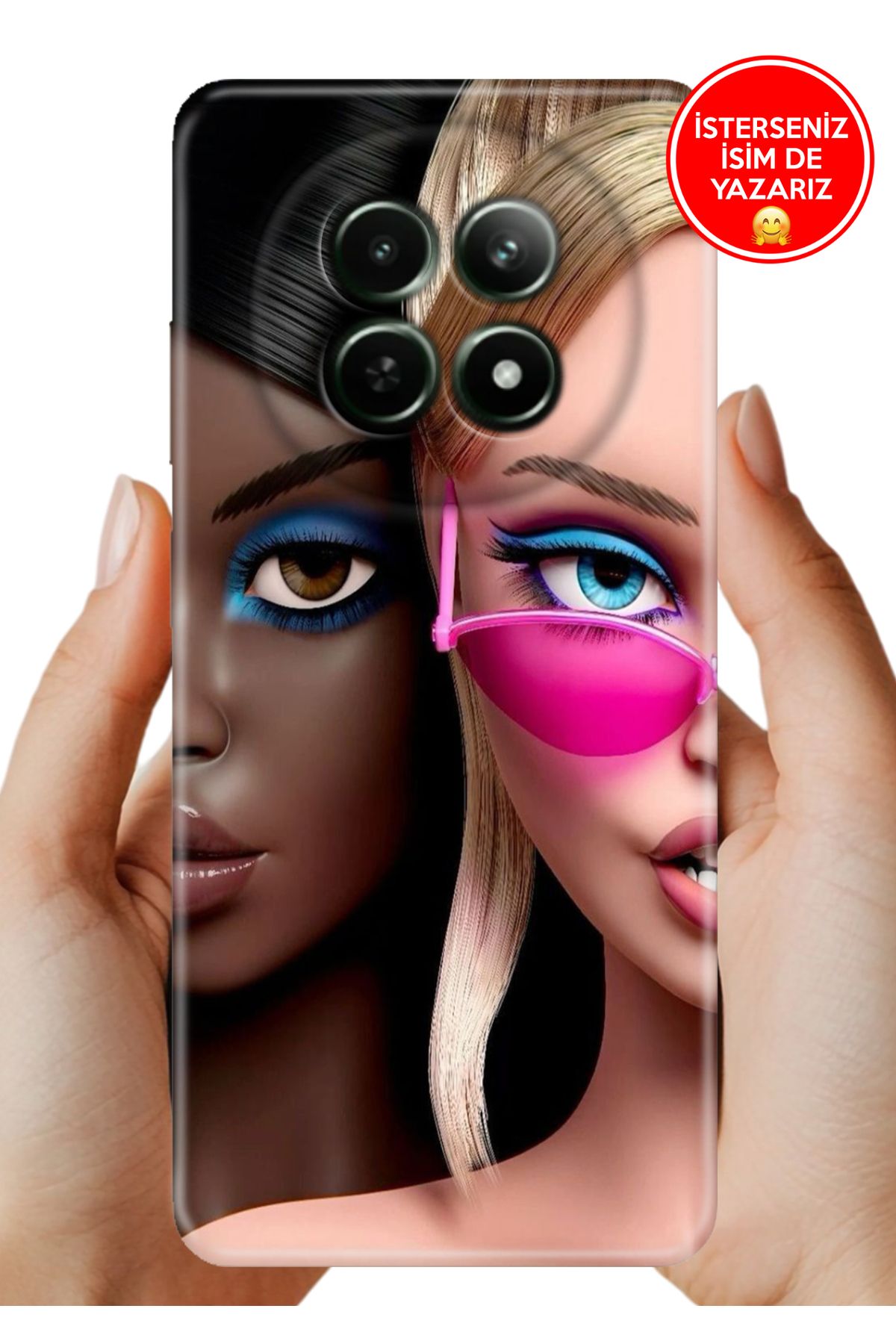 realme 12+ Plus Kılıf 0.35 mm Resimli Silikon Kankalar