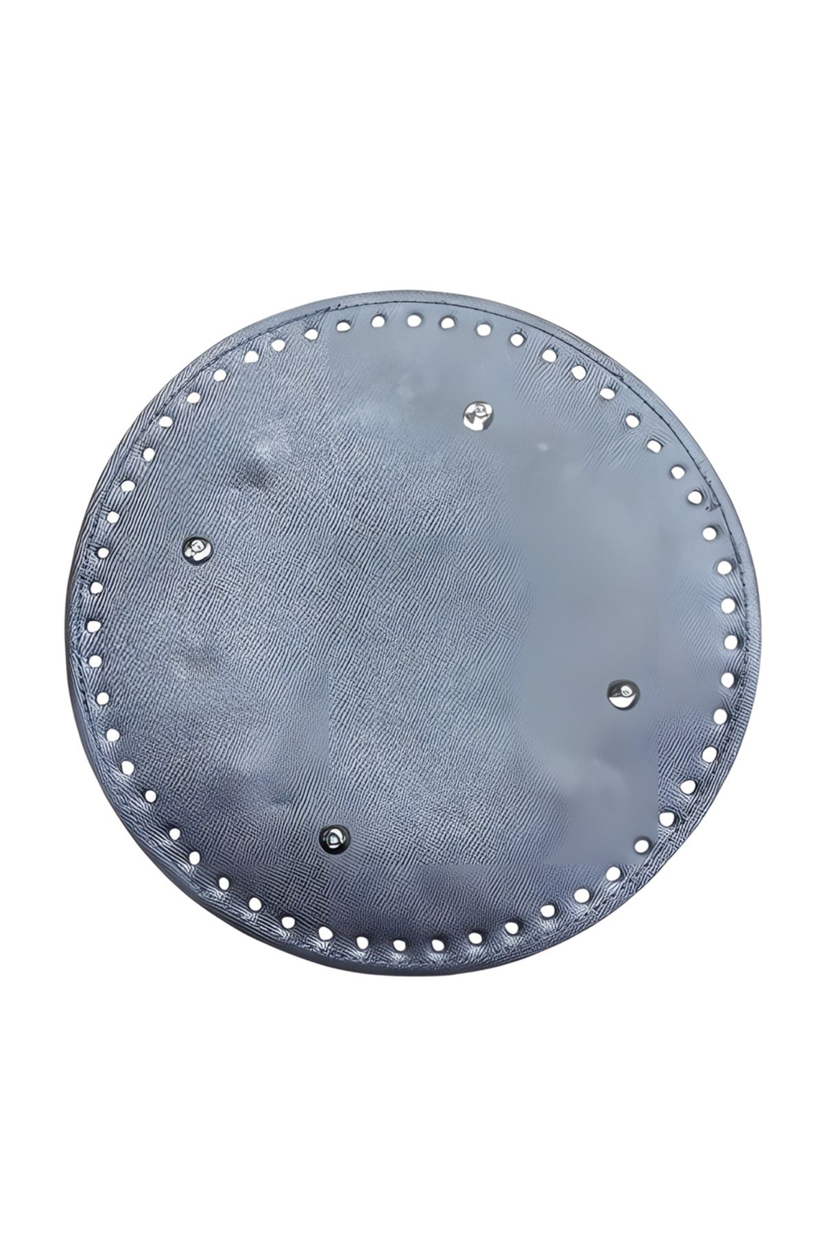 EleganTShoP Rivetli Deri Çanta Tabanı Yuvarlak 22,5 cm