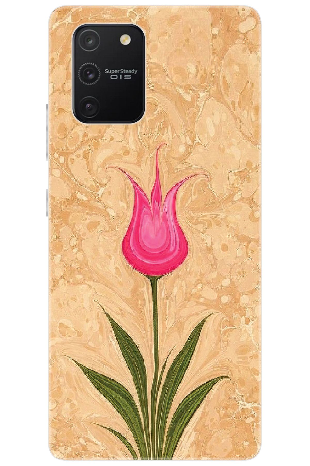 Ceppare Samsung Galaxy S10 Lite (SM-G770F) Uyumlu Kılıf Desen Baskı Silikon Lale Tasarım STK:544 CP-FVBh313