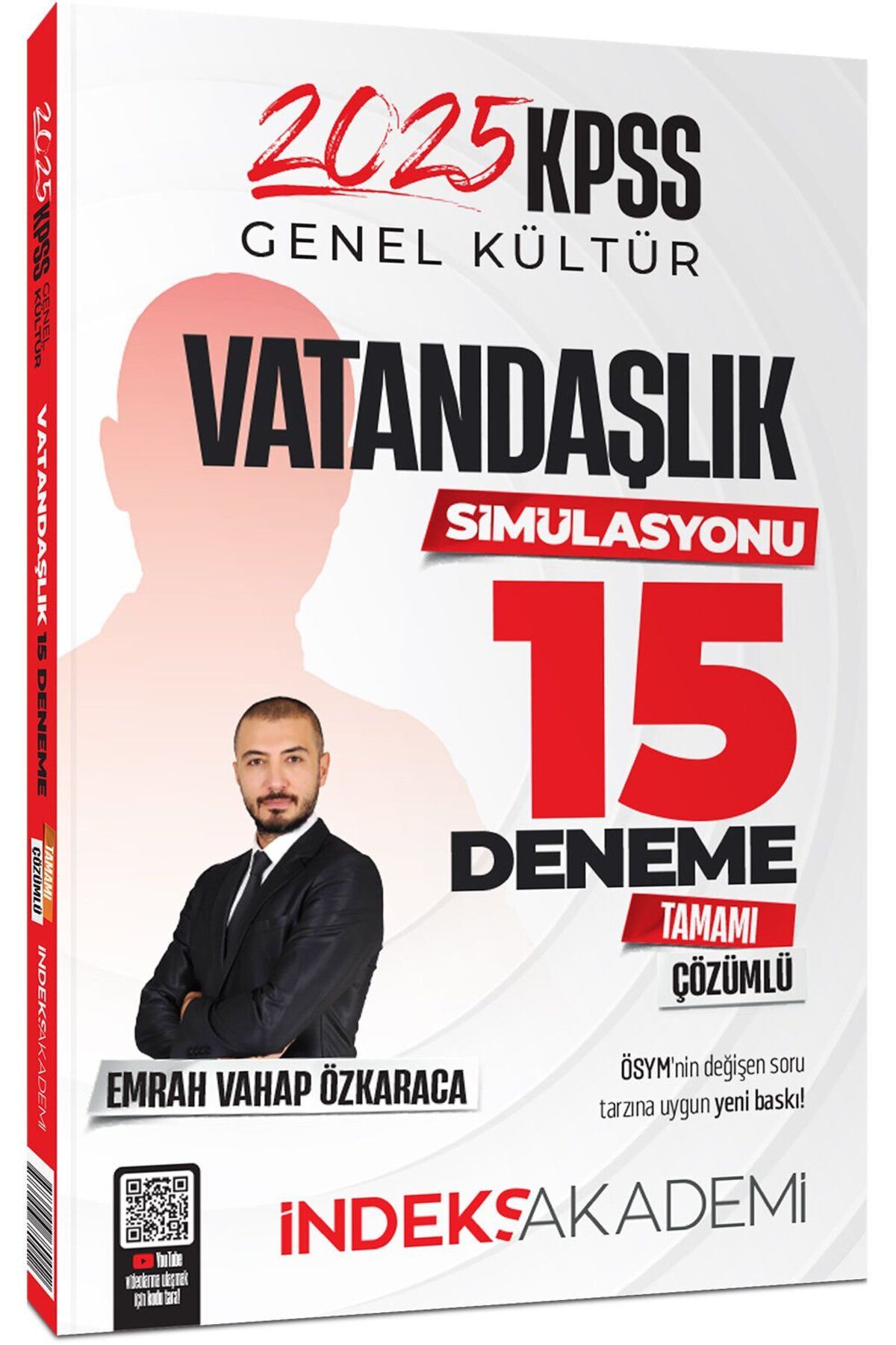 İndeks Akademi İndeks 2025 KPSS Vatandaşlık Simülasyonu 15 Deneme Çözümlü - Emrah Vahap Özkaraca İndeks Aka