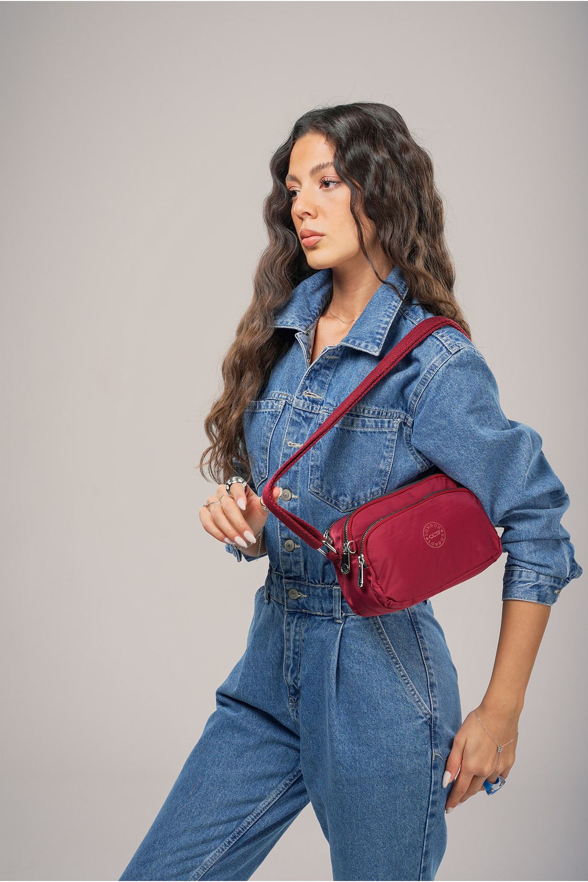 ÇÇS ÇÇS KADIN OMUZ ÇANTASI CCS17965 STD Bordo
