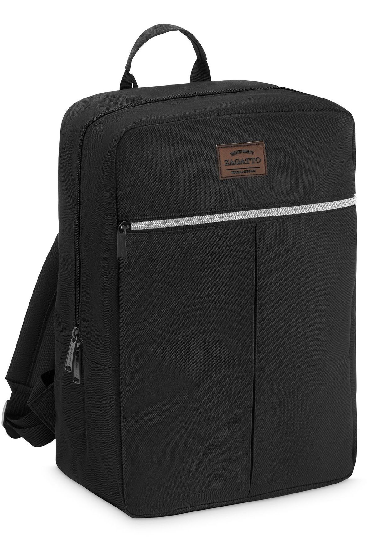 zagatto Rucsac De Călătorie, Pentru Avion, Negru, 40x20x25, 20l, Zg834 Unisex - One Size
