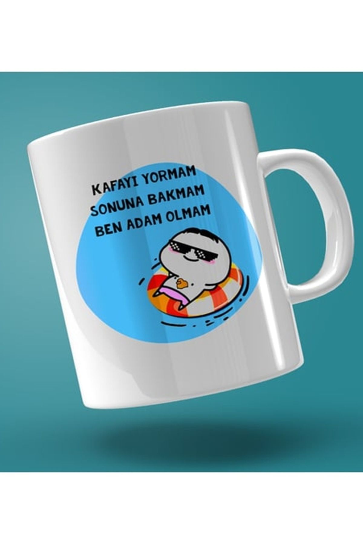 Aldağ BEN ADAM OLMAM YAZILI KUPA BARDAK