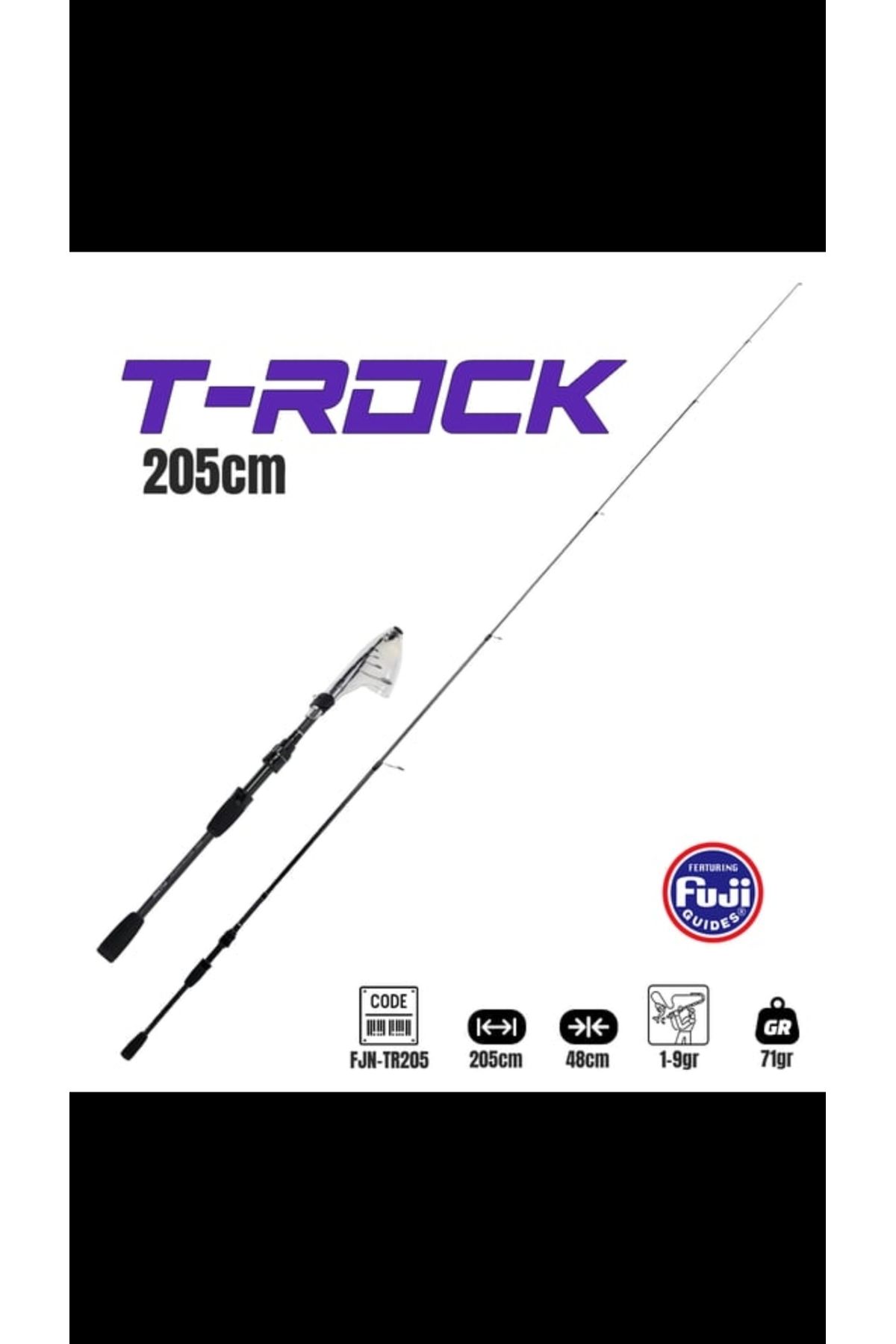 Fujin T-Rock 205cm 1-9gr Teleskopik LRF Kamışı