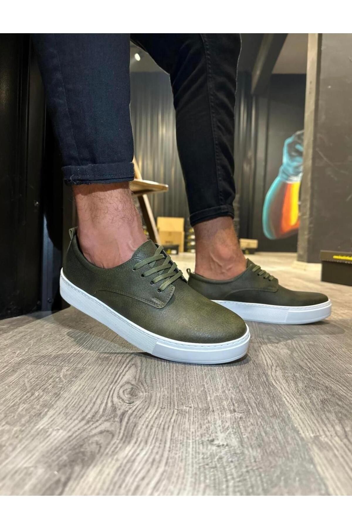 Byshoes Knack Günlük Ayakkabı 077 Haki