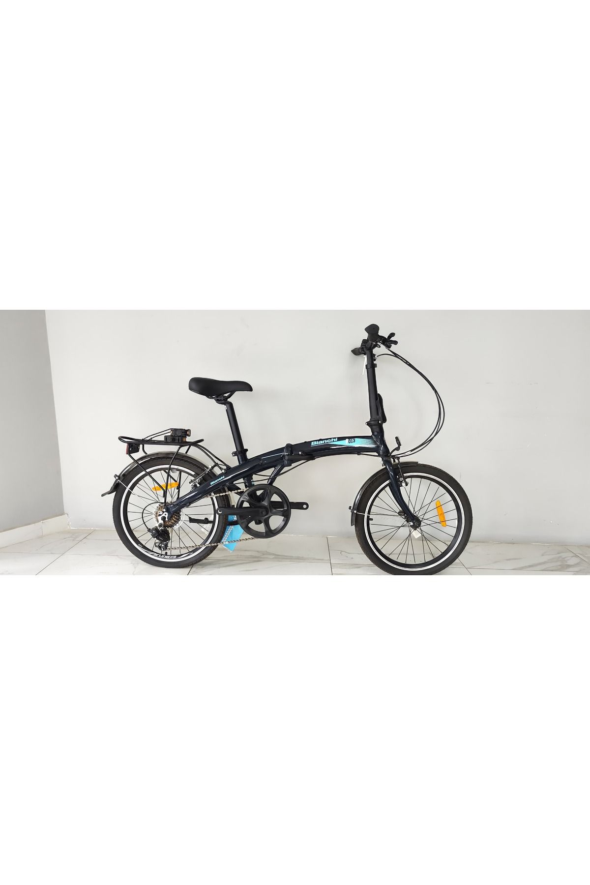 Bianchi F013 BLACK-CELESTE KATLANIR BİSİKLET