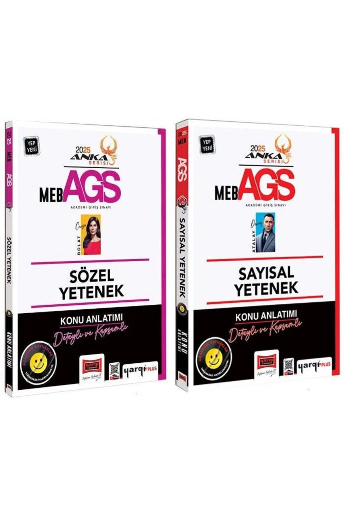 Yargı Yayınları Yargı 2025 MEB-AGS Sözel + Sayısal Yetenek Konu Anlatımı Anka Serisi 2 li Set