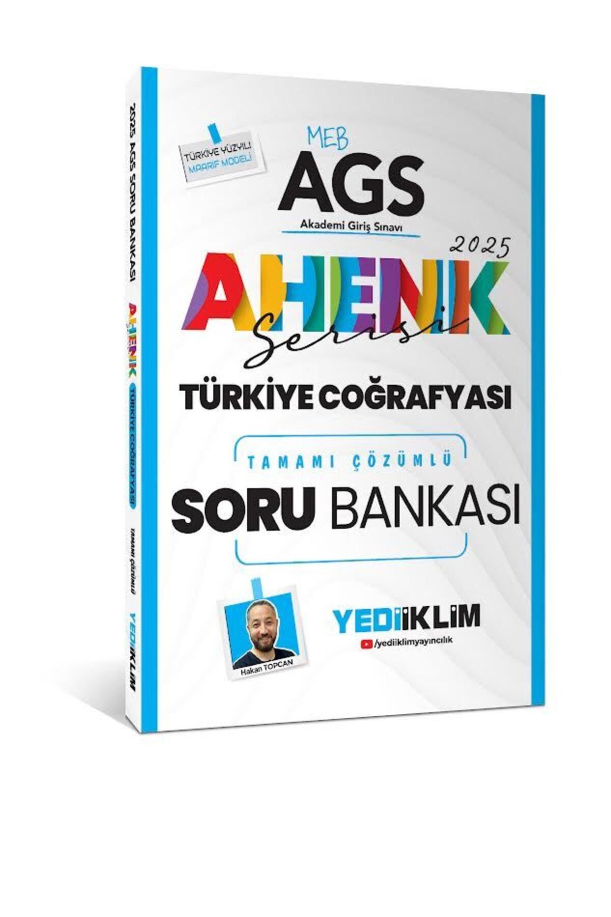 Yediiklim Yayınları Yediiklim 2025 MEB AGS Ahenk Serisi Türkiye Coğrafyası Tamamı Çözümlü Soru Bankası