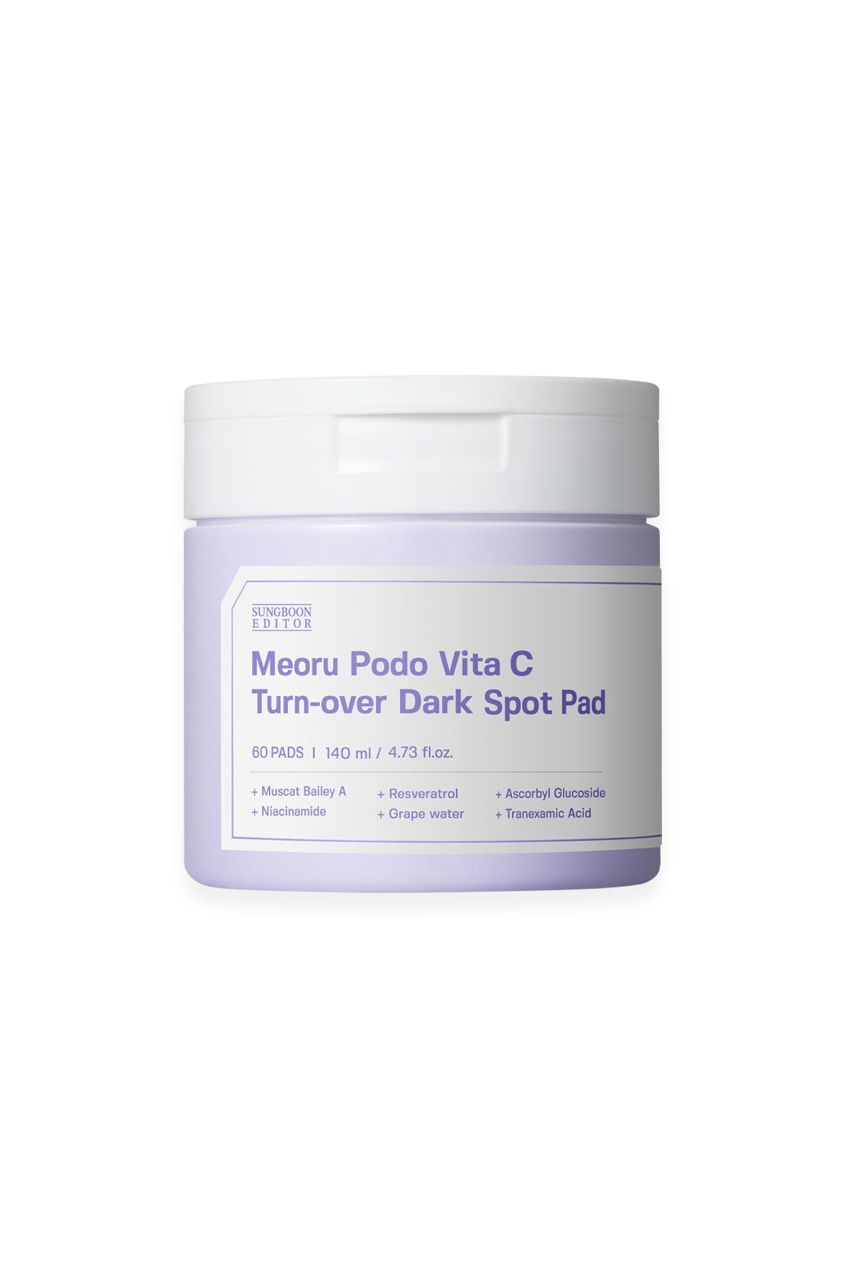 SUNGBOON EDITOR Merou Podo Vita C Turn-over Dark Spot Pad/ Leke Azaltan Aydınlatıcı Tonik Ped 60A