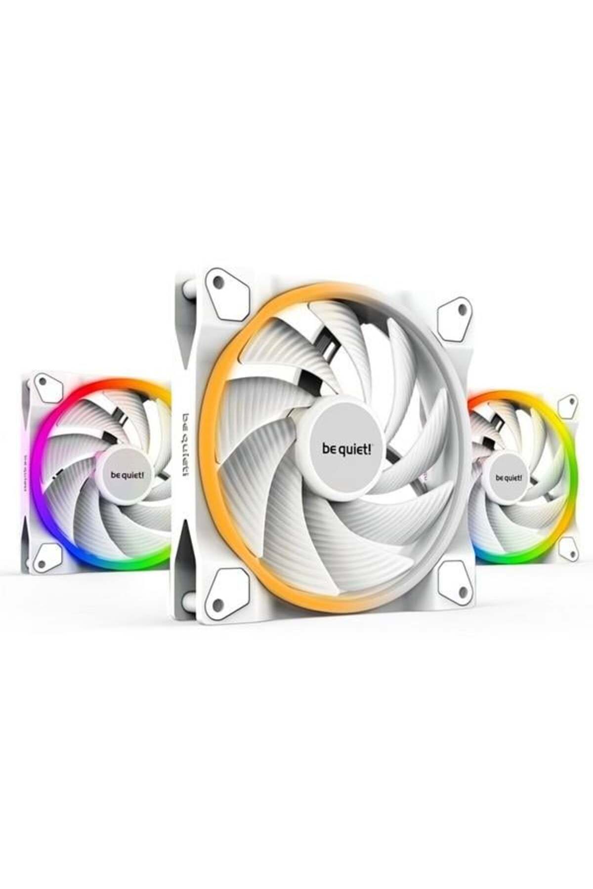 AREY TEKNOLOJİ Be Quiet! Light Wings White 140Mm Pwm Premium Argb Kasa Fanı 4-Pin 3-lü Paket - BL103