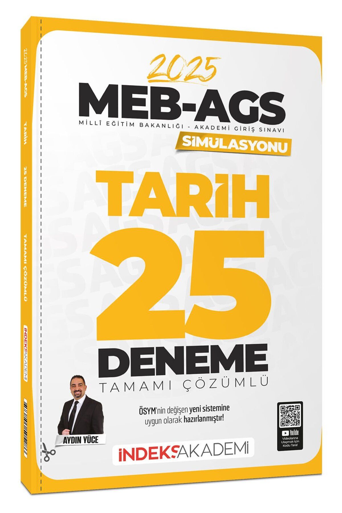 İndeks Akademi İndeks 2025 MEB-AGS Simülasyonu Tarih 25 Deneme Çözümlü - Aydın Yüce İndeks Yayıncıl
