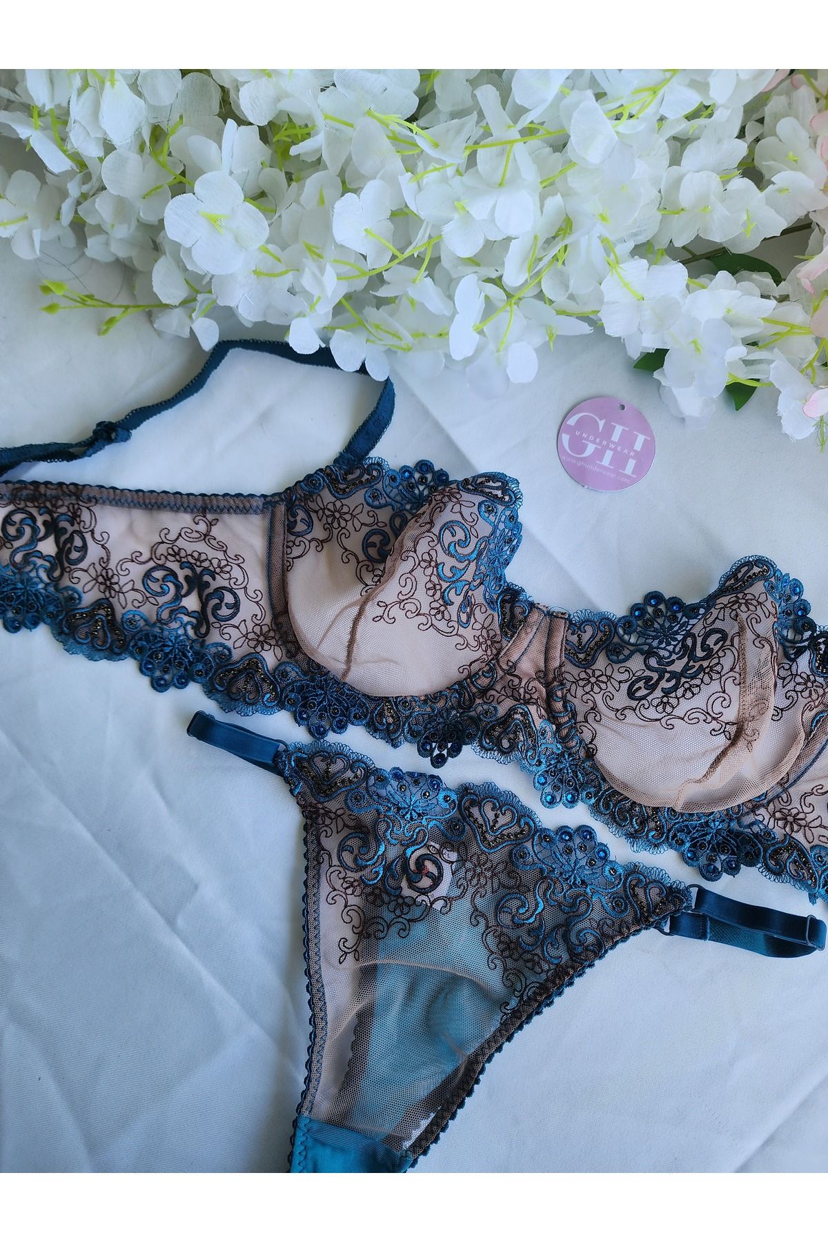 G&H UNDERWEAR Sütyen Takımı Pullu Elite Serisi