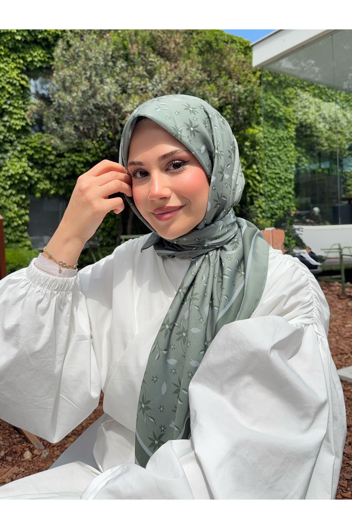 Mira İpek Doğa Koleksiyonu Pamuk Soft Eşarp