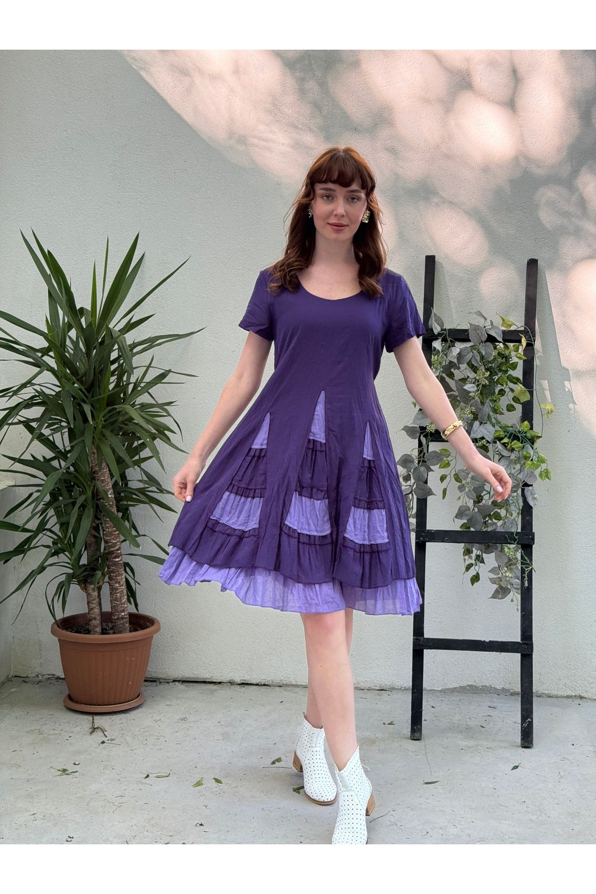 Butik Esra Kandemir YAZLIK PAMUKLU ELBİSE