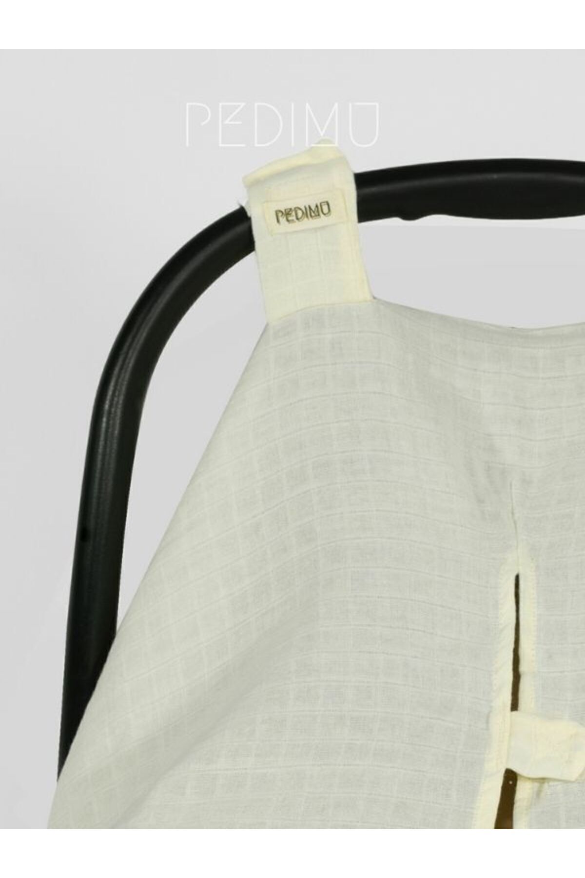 Pedimu Soft Renk Cırtlı Müslin Puset Örtüsü %100 Cotton fotoğrafı 4 (önizleme)