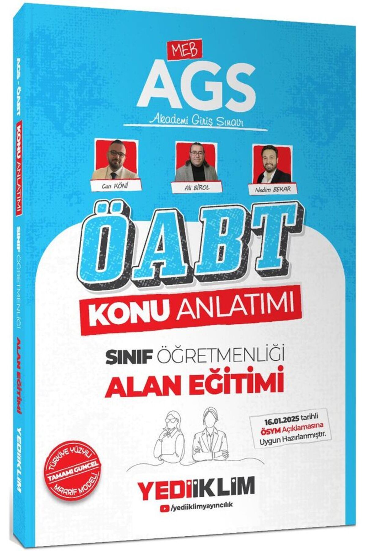 Yediiklim Yayınları Yediiklim MEB AGS ÖABT Sınıf Öğretmenliği Alan Eğitimi Konu Anlatımı