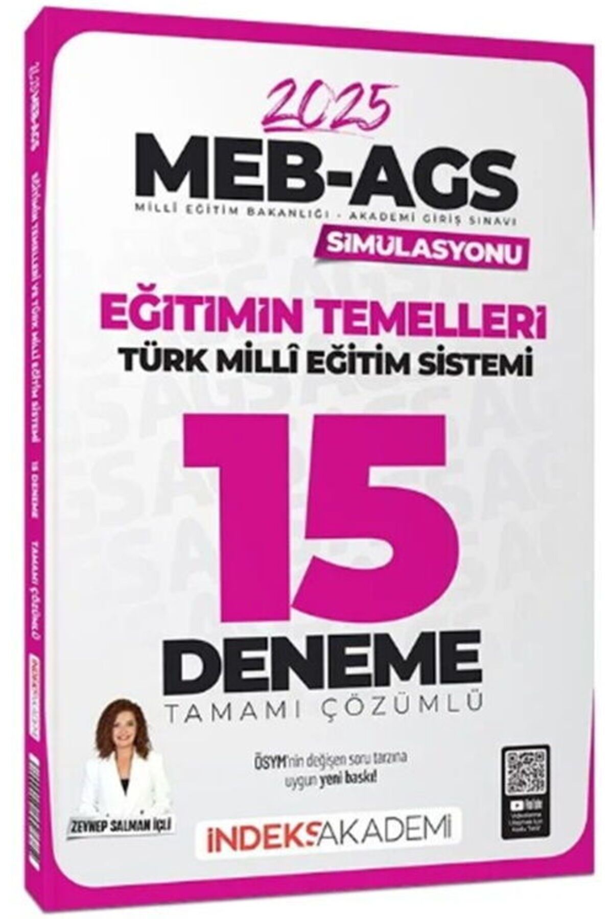 İndeks Kitap İndeks 2025 MEB-AGS Simülasyonu Eğitimin Temelleri ve Türk Milli Eğitim Sistemi 15 Deneme Çö