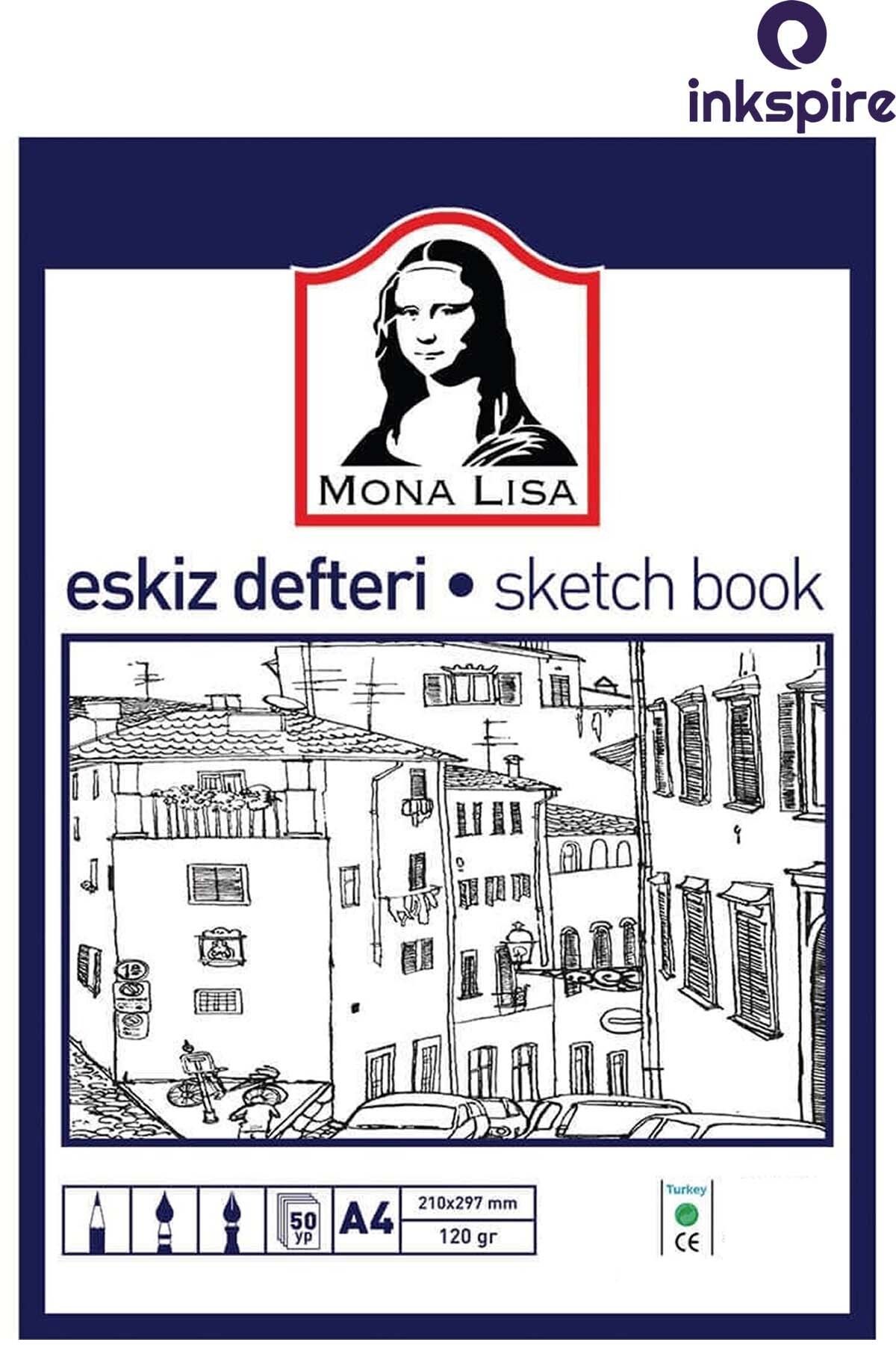 inkspire A4 Eskiz Defteri 120 Gr 1 Adet Telsiz Eskis Defteri Üstten Açmalı Ezkiz Sketch Book Çizim Kağıdı