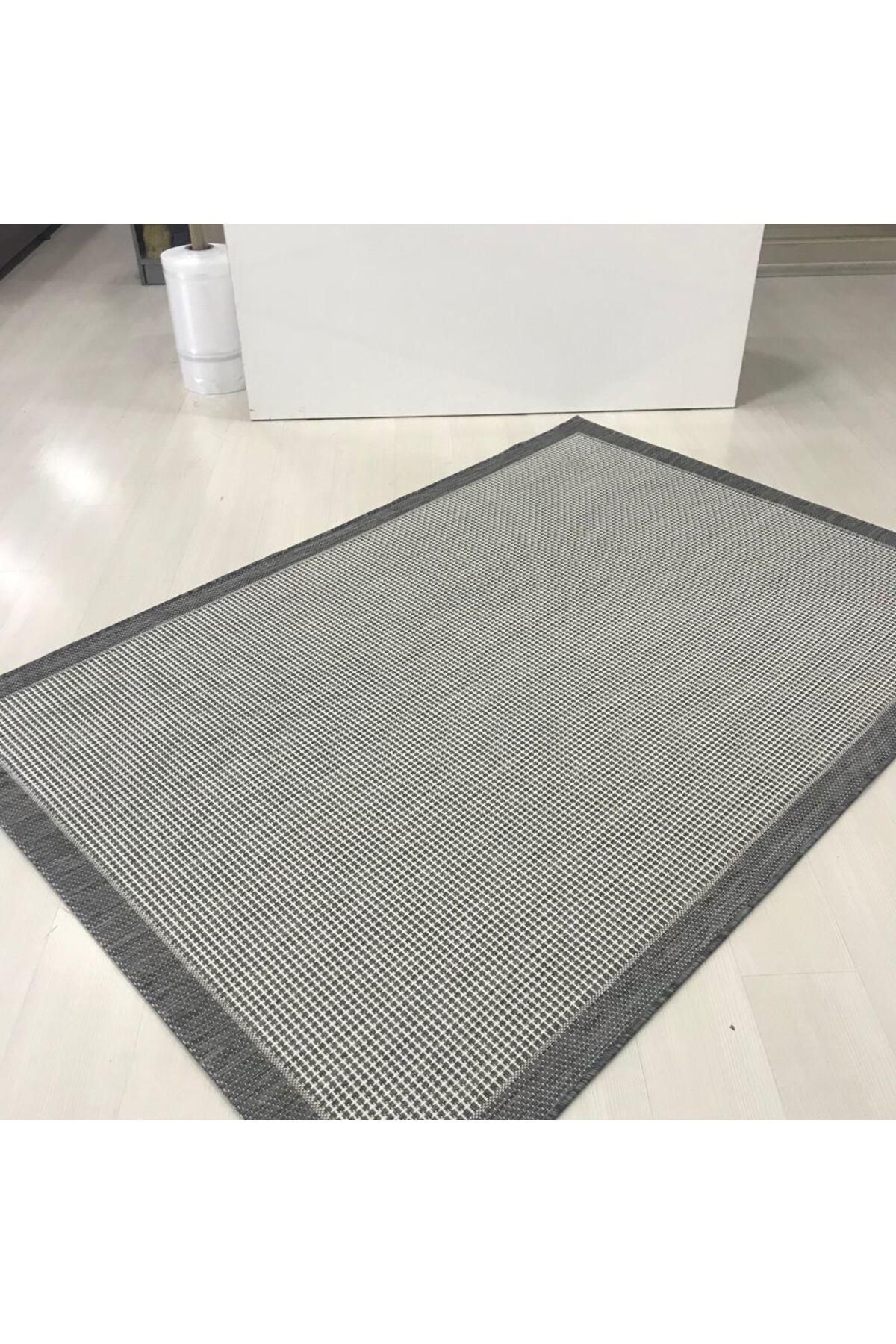 Halıcı Mustafa Jüt Sisal Halı 9213 Gri Serisi Salon Oturma Yatak Odası Halısı