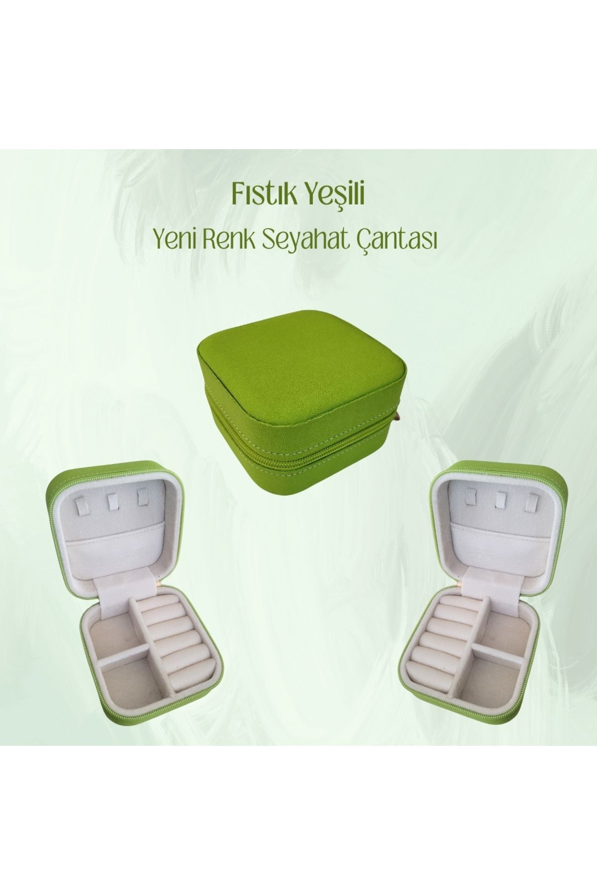 Layla Decor Fermuarlı Takı Kutusu Seyahat Çantası