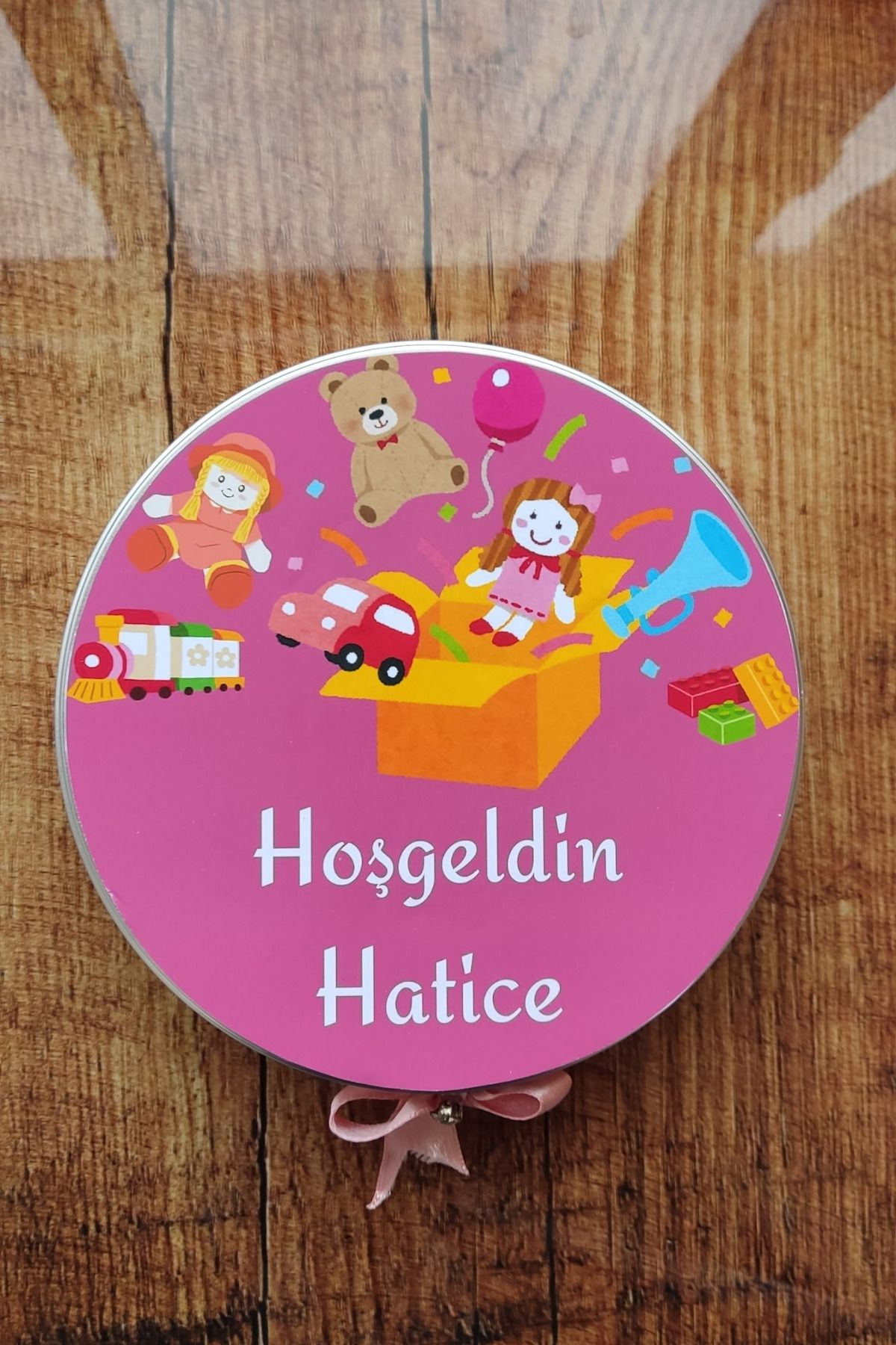 afyoresel 100 Adet Oyuncak Temalı Kız Bebek Doğum Konfiseri Çikolata