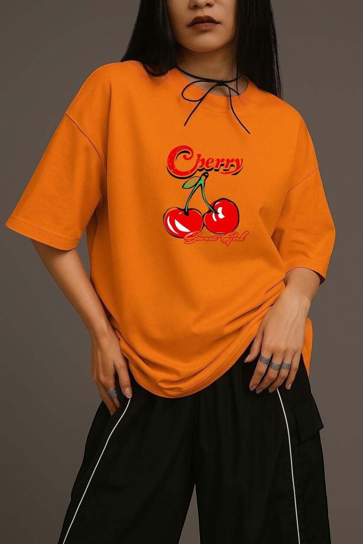 BENROMA CHERRY SWEAT GİL OVERSİZE TİŞÖRT
