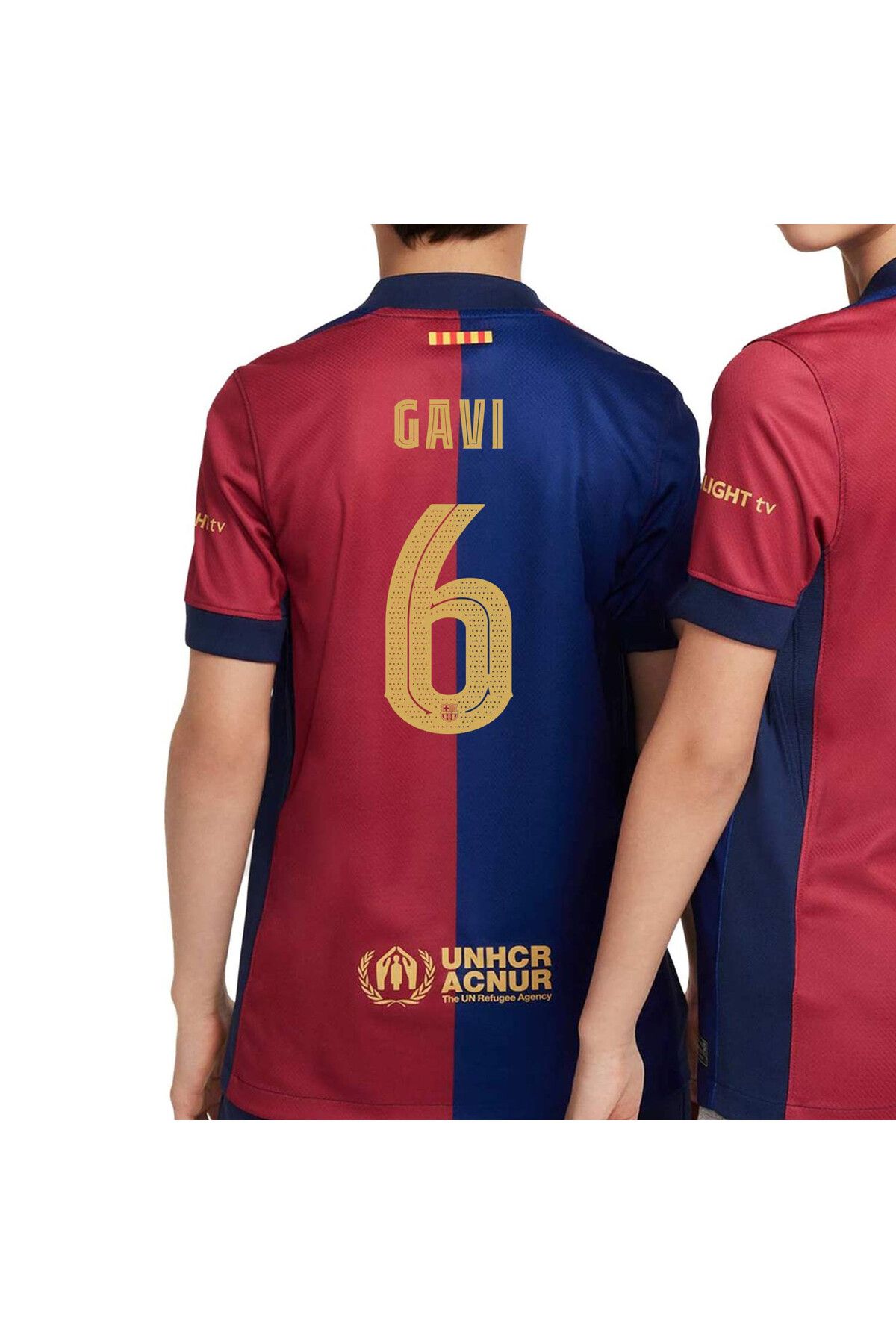 kombinezyum Barcelona 2024-25 Yeni Sezon #6 GAVİ Yetişkin İç Saha Forması PARÇALI