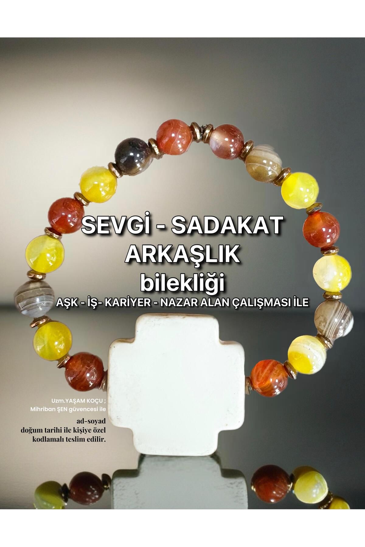 Mihri Doğaltaş Sevgi Sadakat ve Arkadaşlık Bilekliği