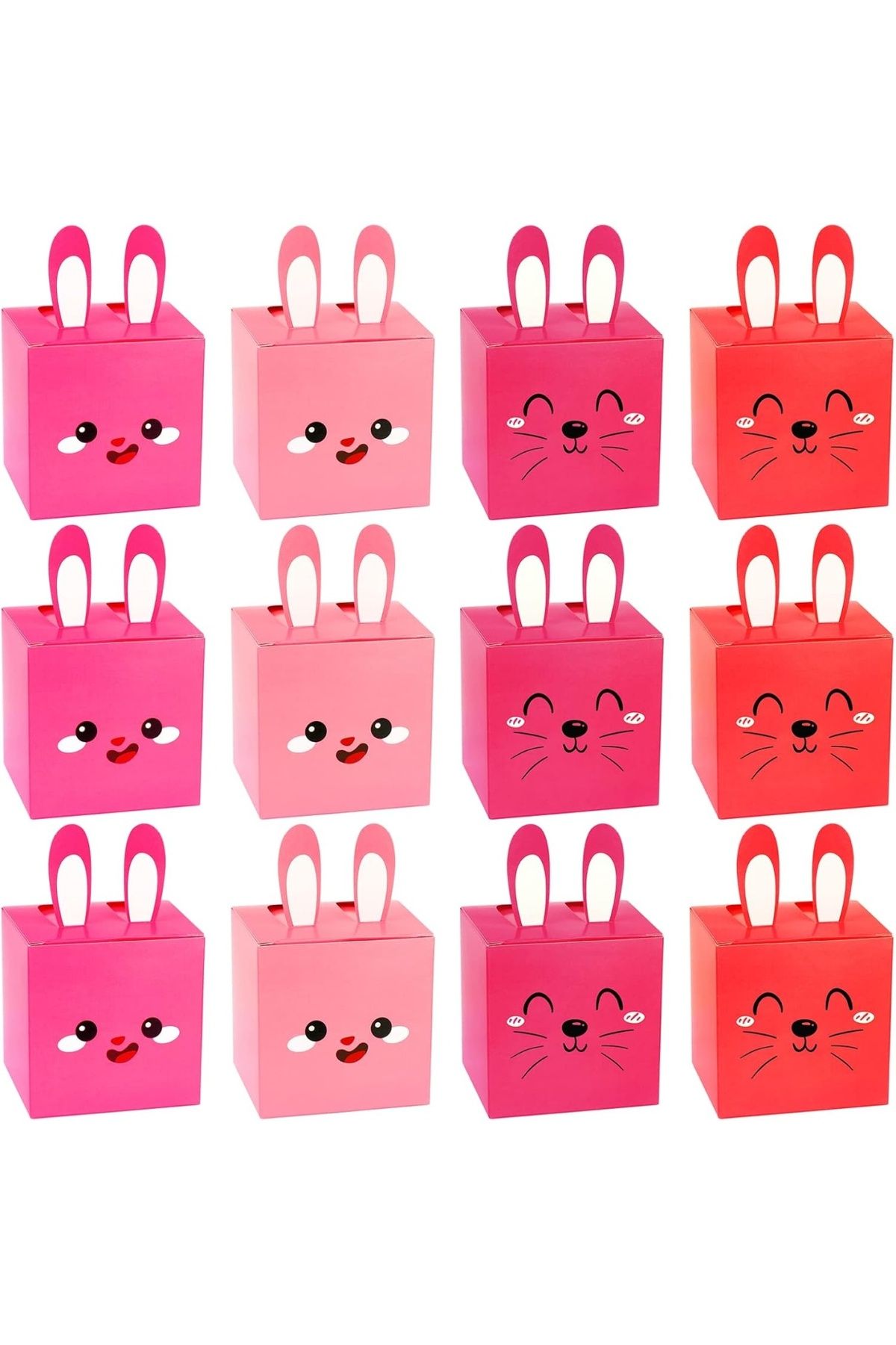 Qpout Set De 12 Cutii Pentru Tort Qpout, Hârtie, Multicolore, 7,5 X 7,5 X 7,5 Cm - One Size