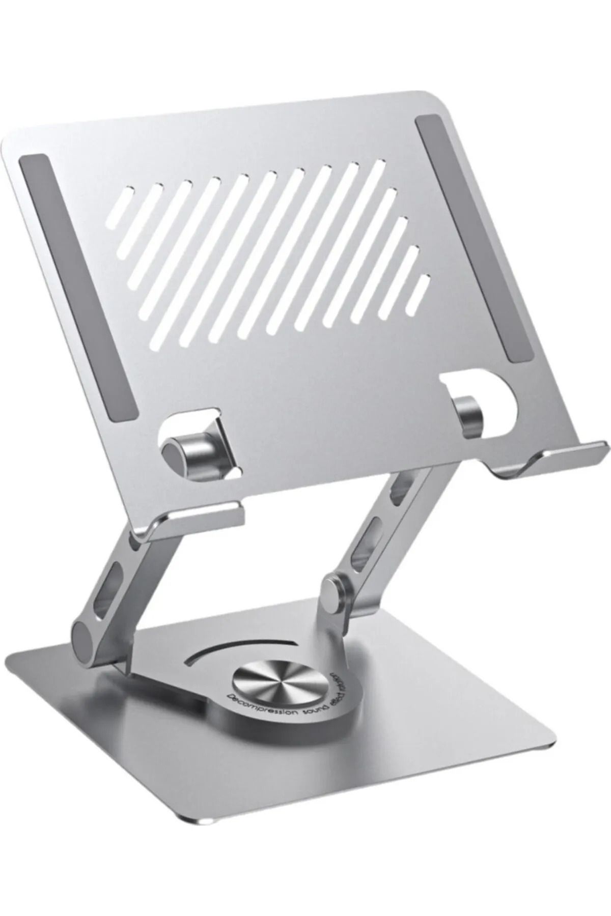 teknosepetim Telefon Tablet Standı Metal 360 Dönen Ayarlanabilir Kademeli Stand Delikli Havalandırmalı Güçlü