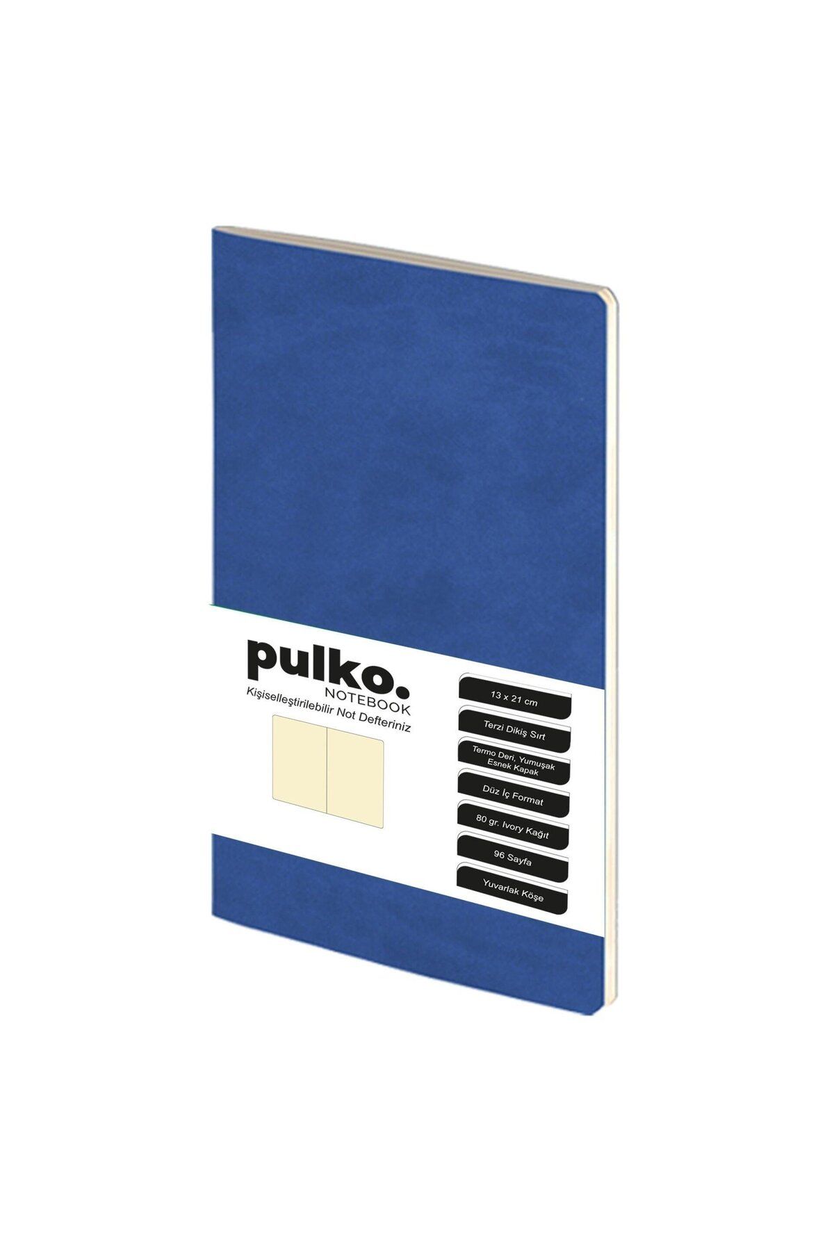 Pulko Terzi Dikiş 13x21 cm Çizgisiz Defter Lacivert
