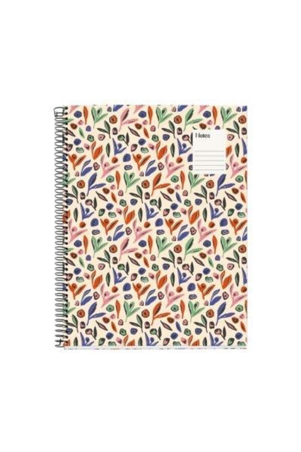 Unmeiprojects Miquelrius A4 70gsm 100 Yaprak Telli Çizgili Leaves in the Wind Defter