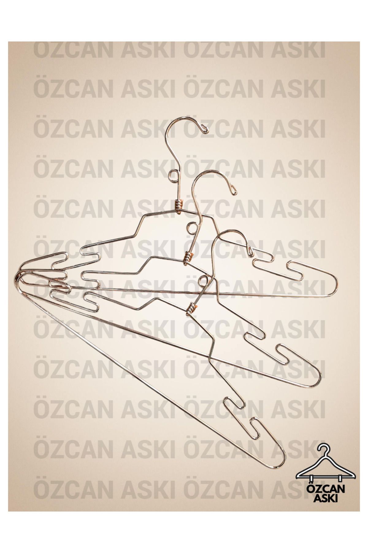 OZC 5 ADET LÜKS METAL ELBİSE ASKISI