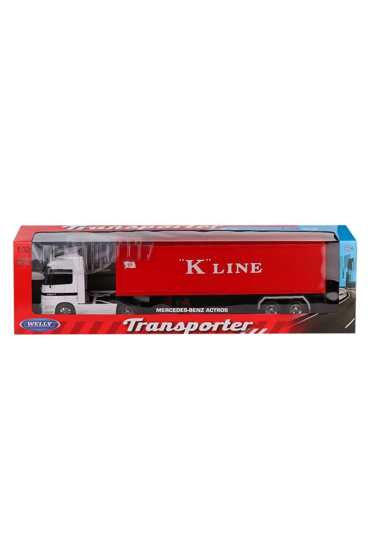 Emperium 32281KW Welly Mercedes Benz Tır 1:32 -Karsan Oyuncak