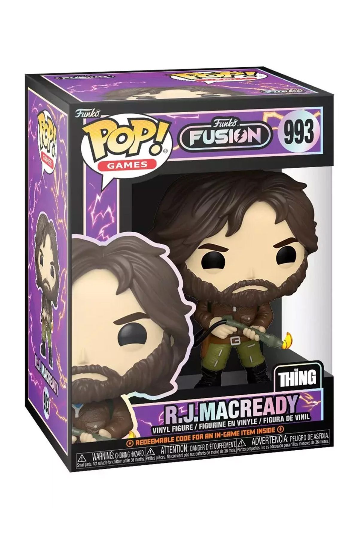 Filmaldım Funko POP Games Fusion Thing R.J. Macready 993