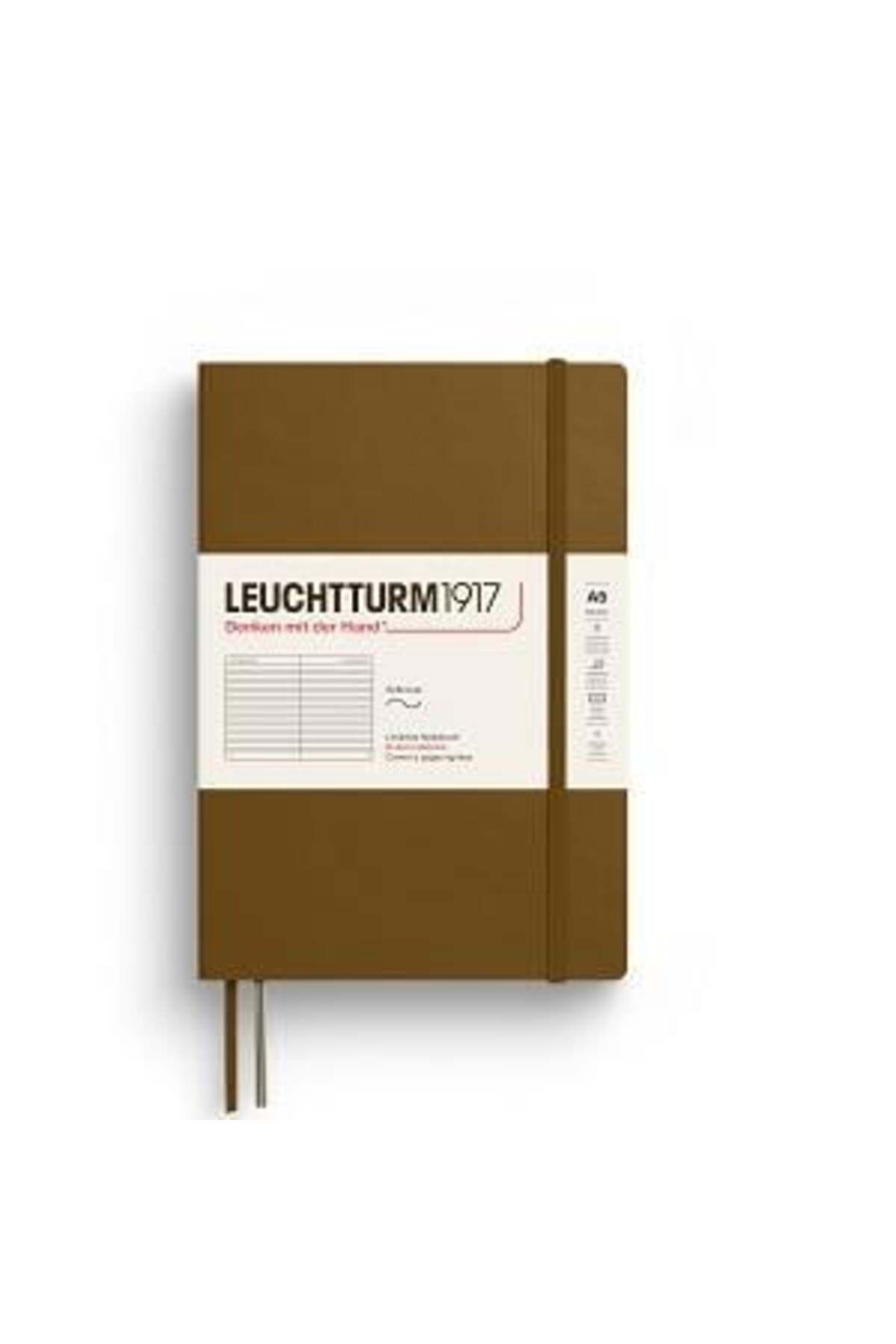 Leuchtturm1917 2025 Colors Orta Boy (A5), Yumuşak Kapak, 123 Sayfa, Çizgili Defter Spice Brown 37221