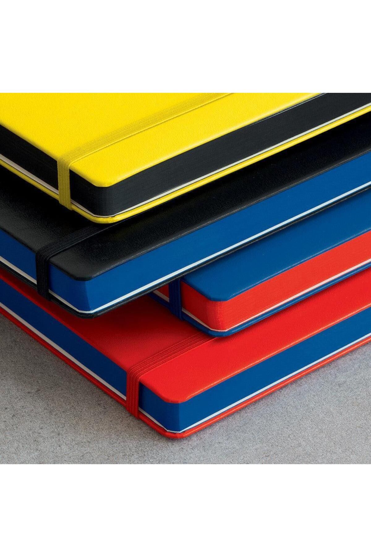 Leuchtturm1917-Bauhaus Series Notepad, Medium (A5), Hard Cover, 251 Sheets Red Dot Deft 3
