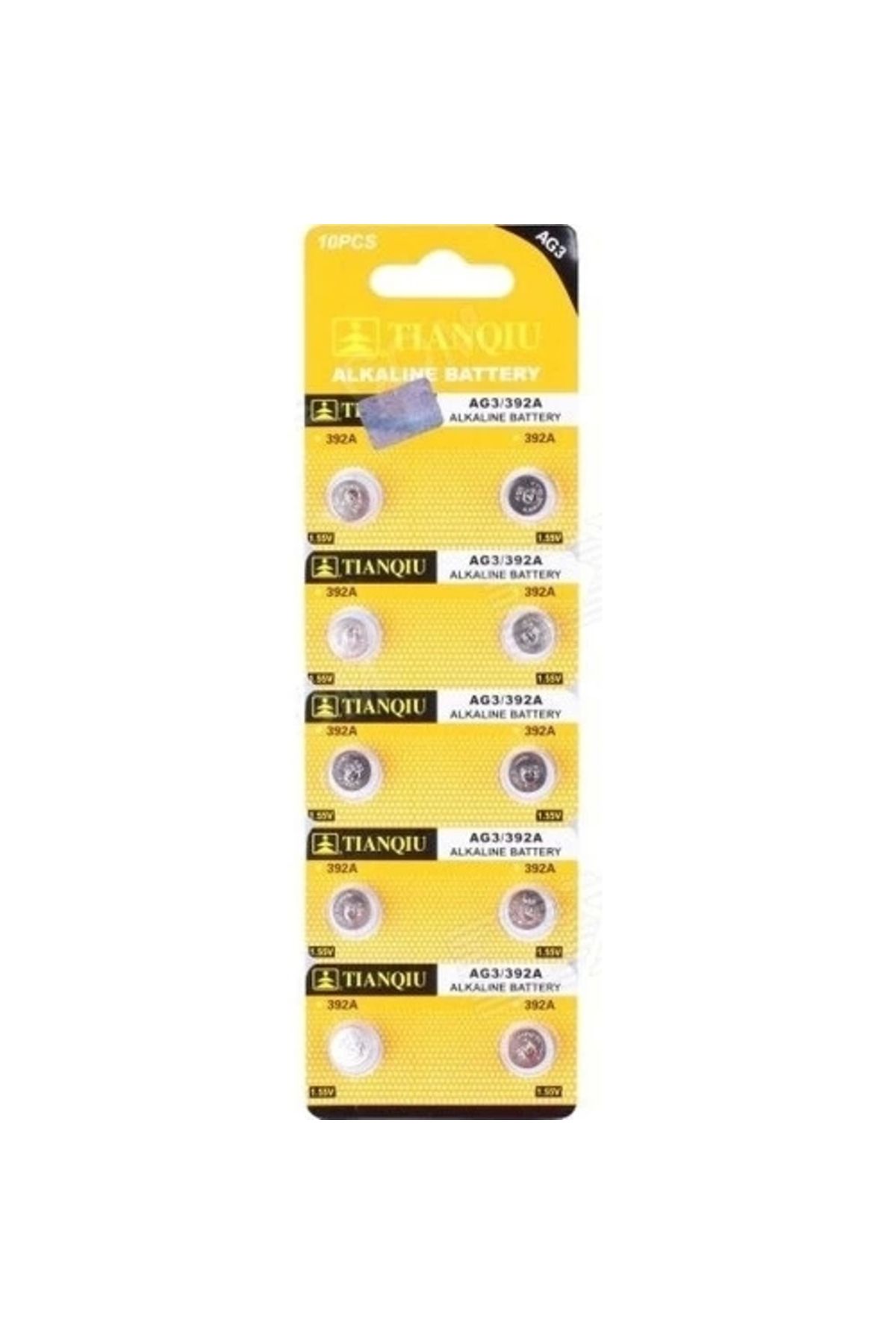 ShopNova TıanQıu Ag3 Lr41/392 Alkalin 10'lu Düğme Pil