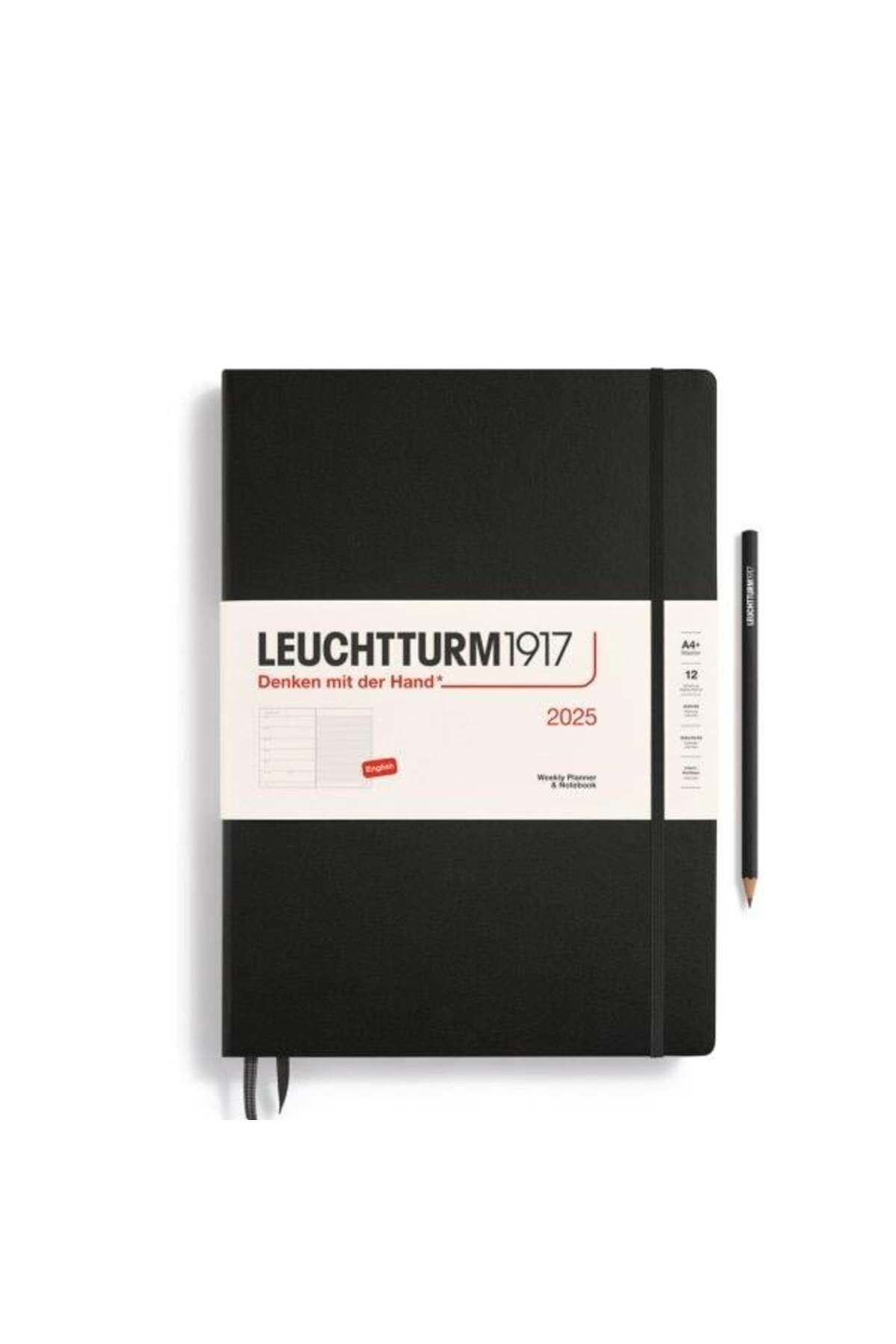 Leuchtturm1917 2025 Haftalık Planlayıcı Ve Not Defteri, Master (a4 ), 144 Sayfa, Ingilizce, Çizgili,