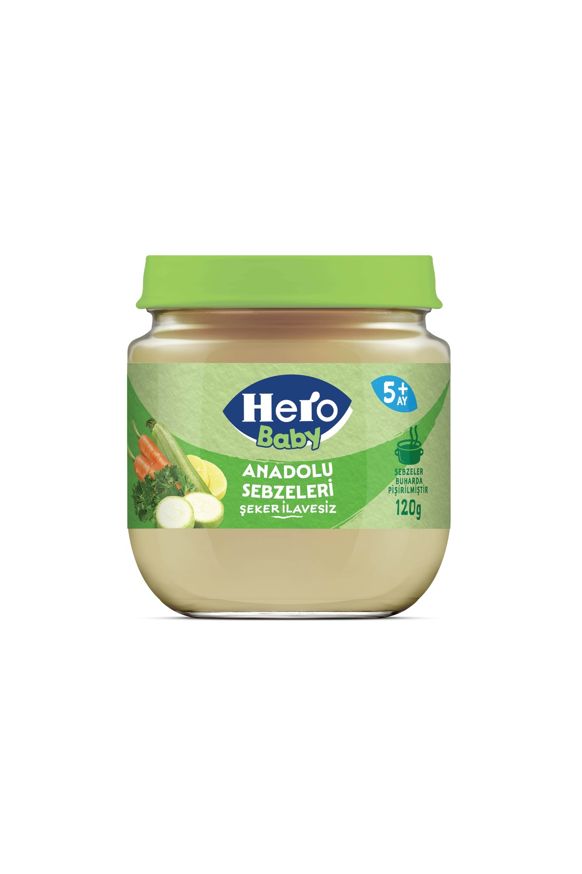 Hero Baby Anadolu Sebzeleri Kavanoz Mama 120g x12 fotoğrafı 4 (önizleme)