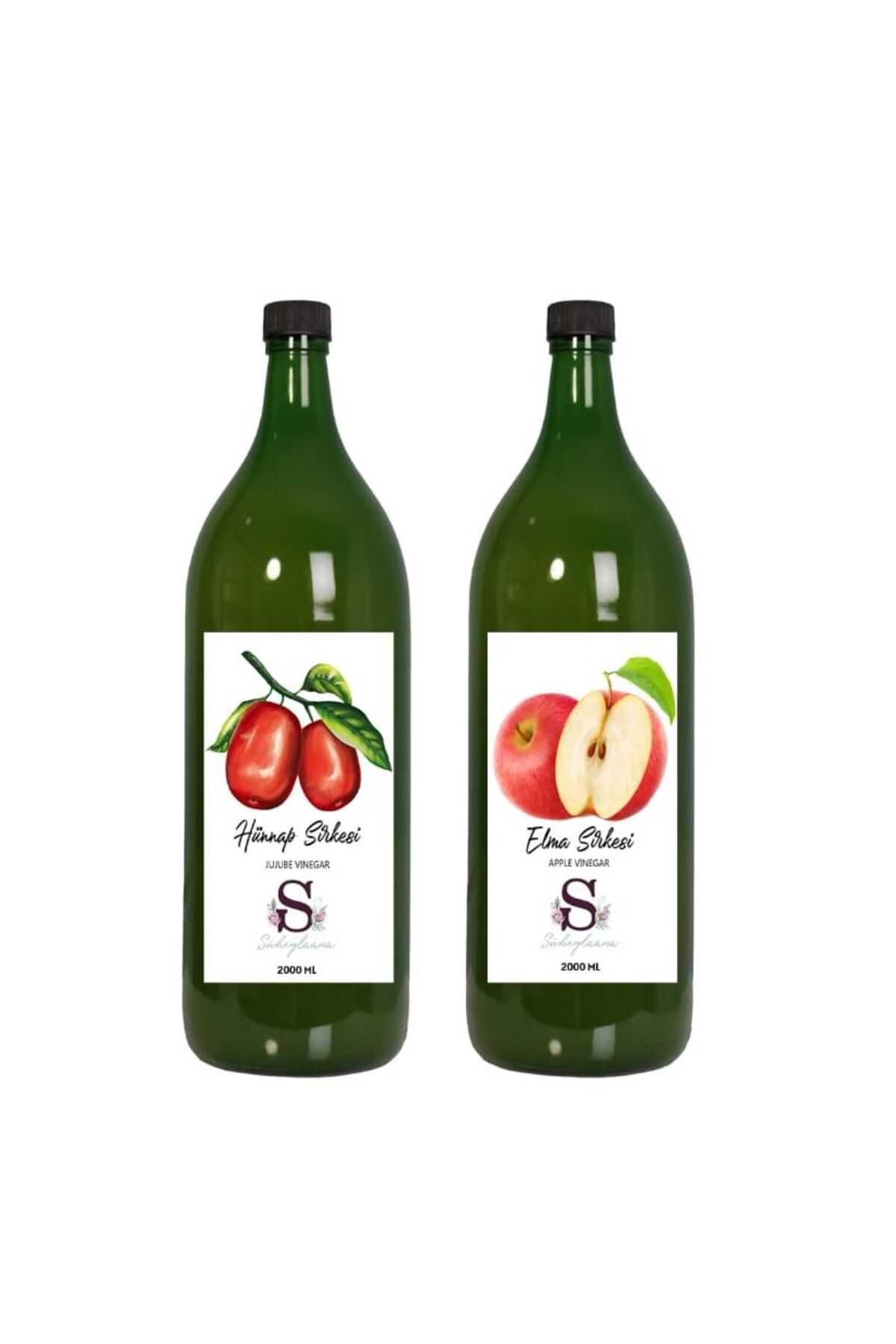 Süheylaana Doğal Hünnap Sirkesi 2000 Ml - Doğal Elma Sirkesi 2000 Ml