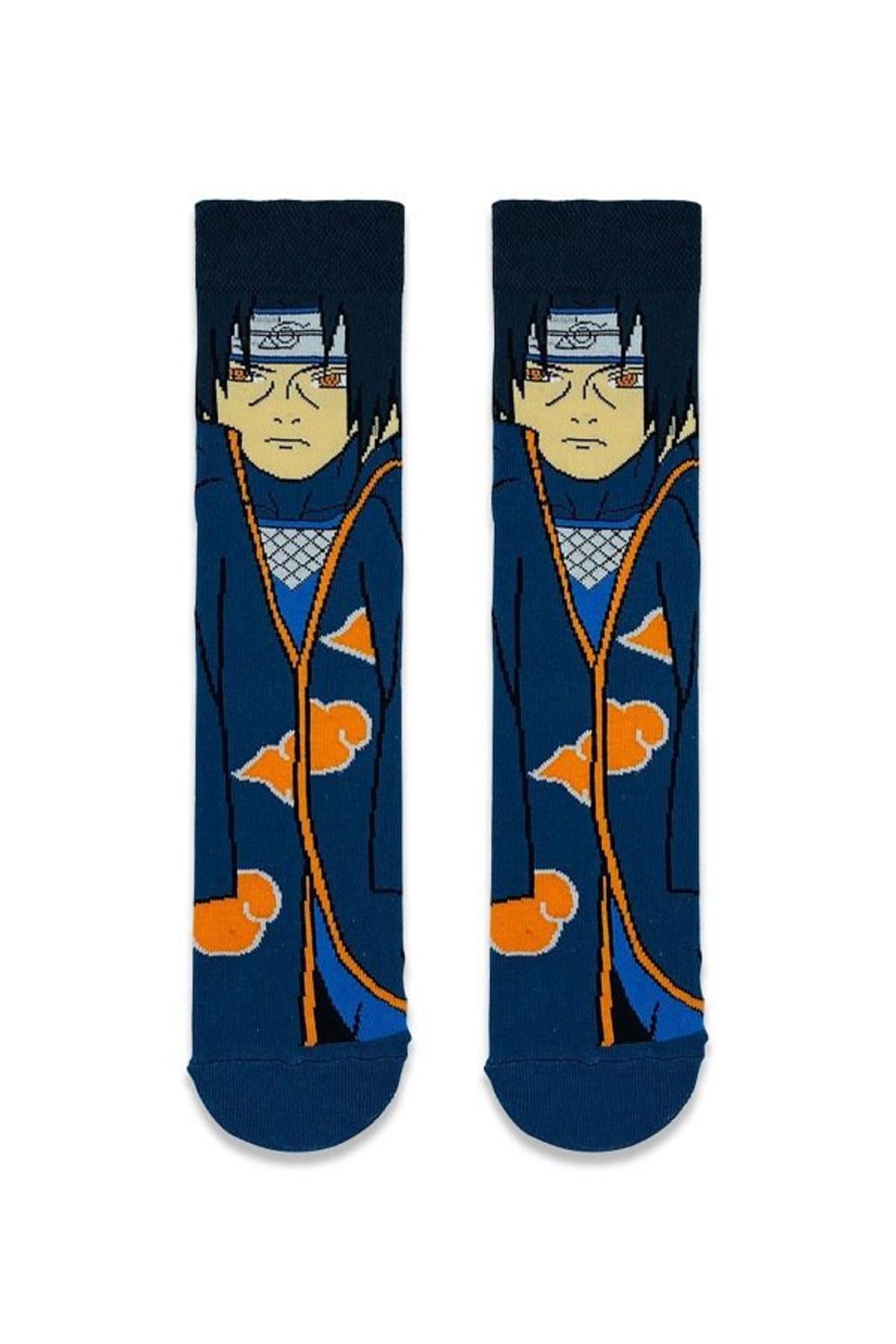 AKSU ÇORAP Anime Itachi Uchiha Tasarım Soket Çorap