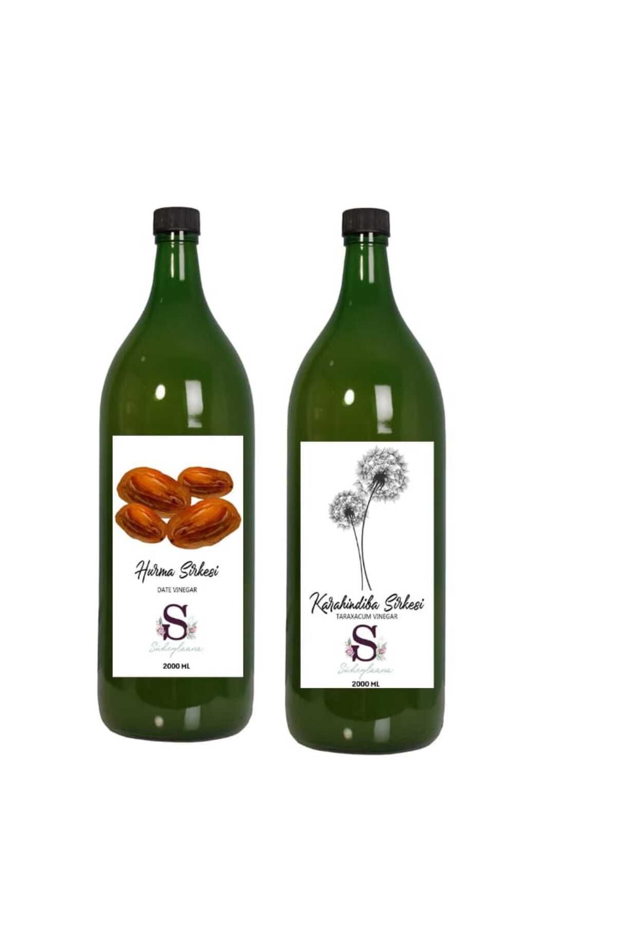 Süheylaana Doğal Hurma Sirkesi 2000 Ml - Doğal Karahindiba Sirkesi 2000 Ml