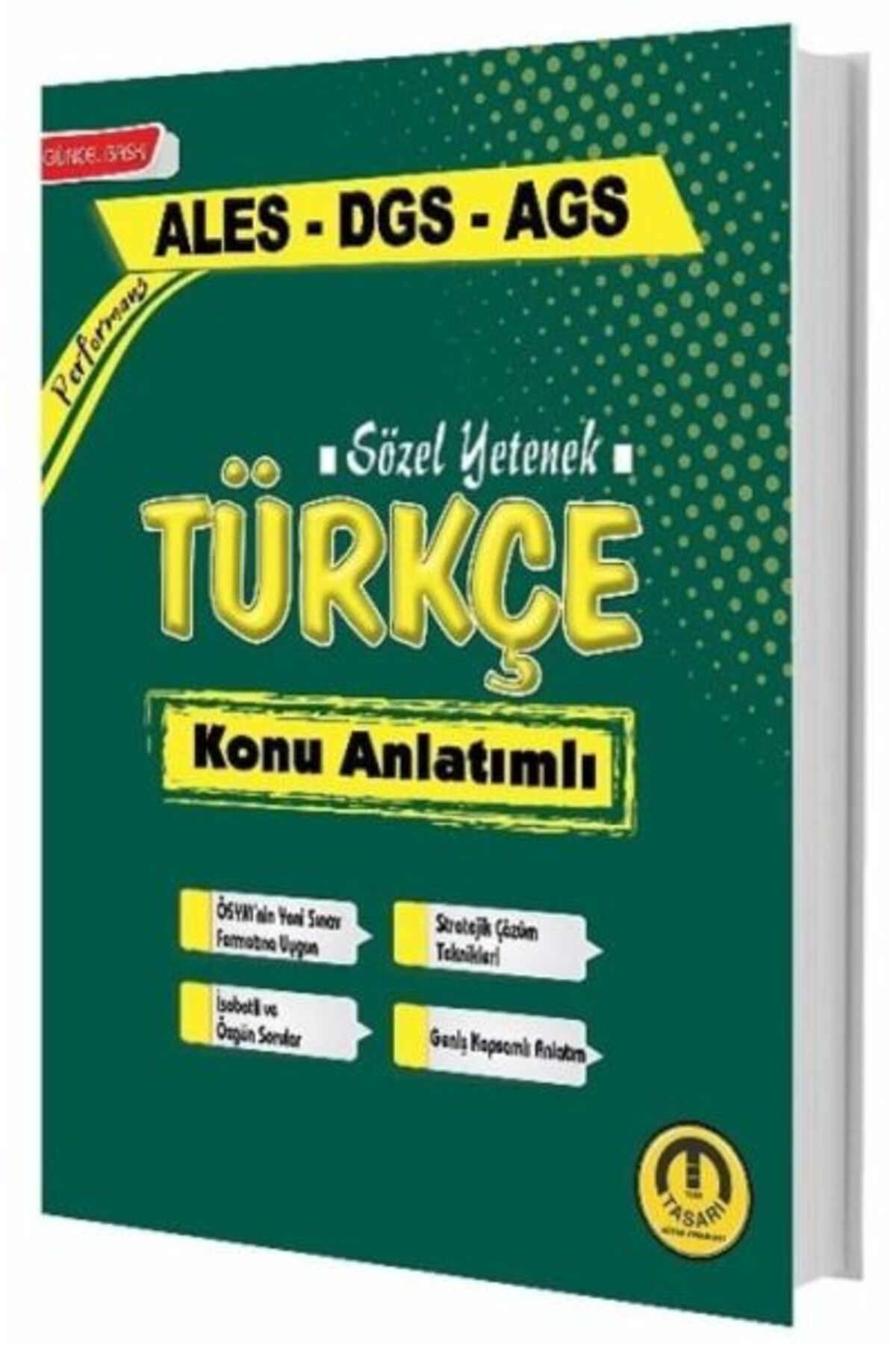 Destek Yayınları Tasarı Yayınları Ales Dgs MebAgs Sözel Yetenek Türkçe Konu Anlatımlı