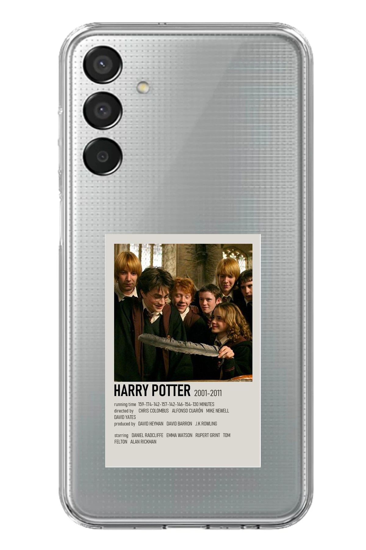TechTree Samsung Galaxy M15 Uyumlu Haryy Potter Tasarımlı Şeffaf Silikon Kılıf