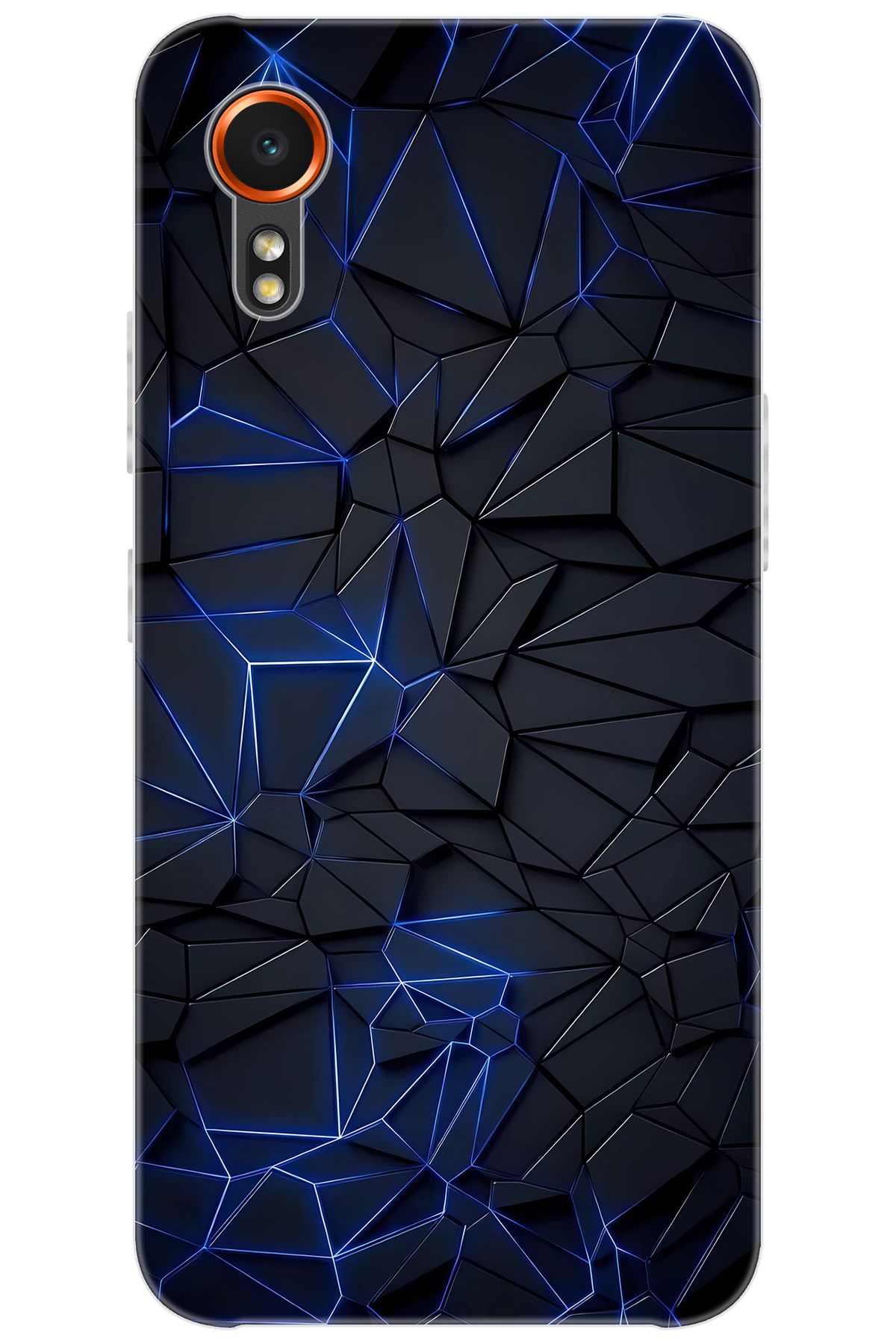 Ceppare Samsung Galaxy XCover7 (SM-G556B) Uyumlu Kılıf Desenli Silikon Prizmatik Tasarım STK:667 CP-zF2aZBC