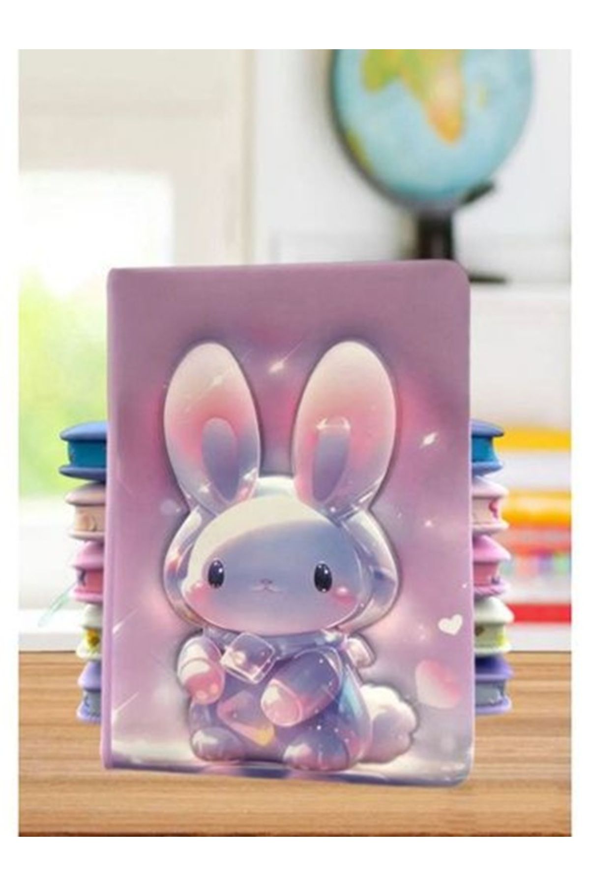 PARLAK EVREN KEDİCİKLİ KABARTMA DESEN DEFTER